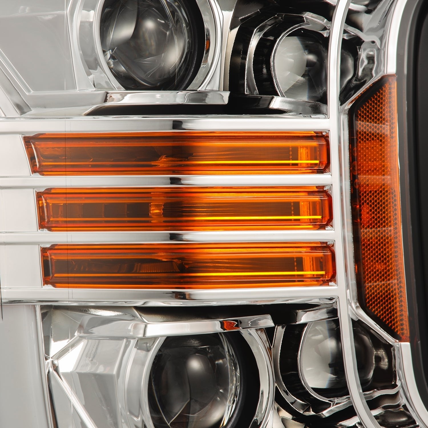 18-20 Ford F150 LUXX-Series LED Projector Headlights Chrome