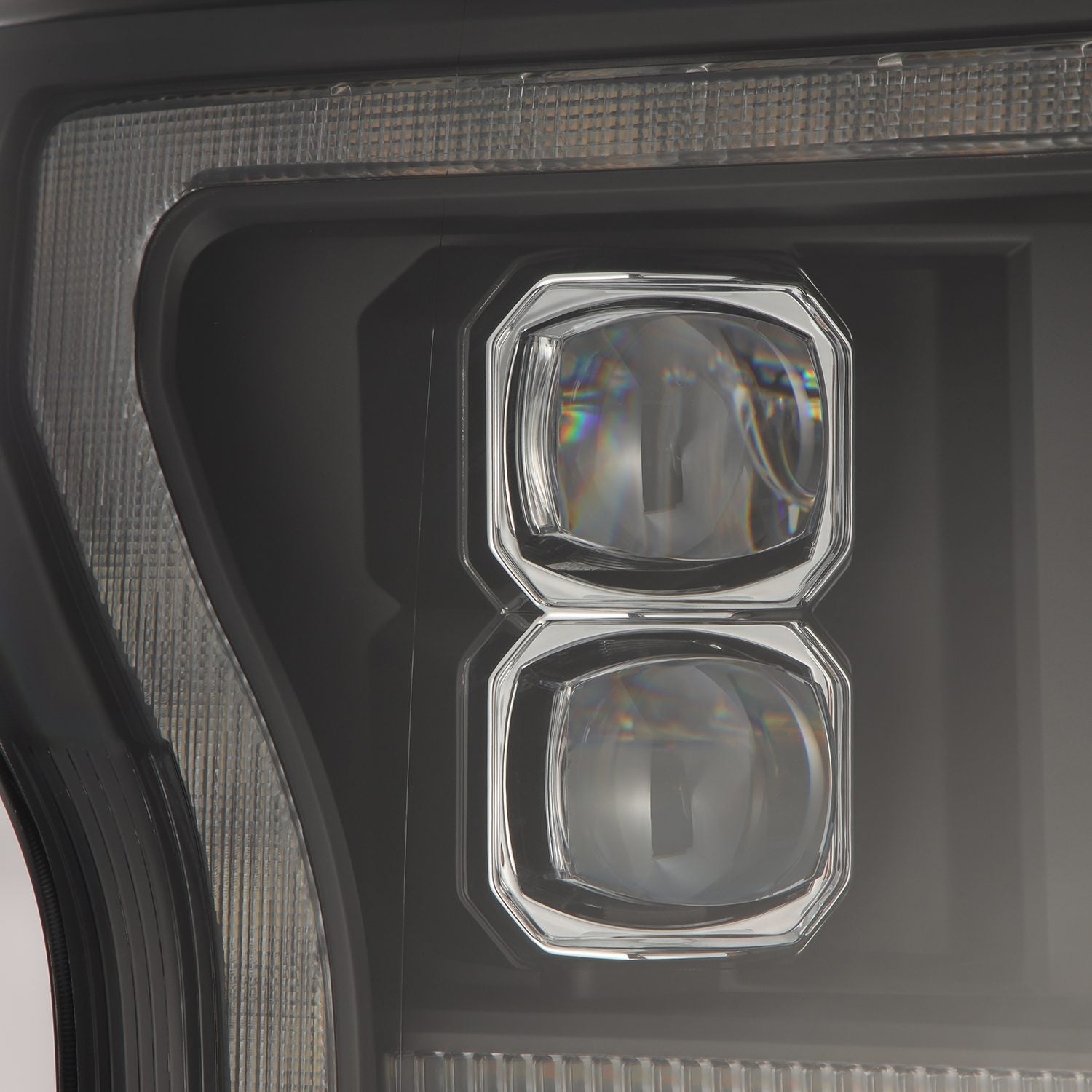 18-20 Ford F150 (MK II 14th Gen Style) NOVA-Series LED Projector Headlights Black