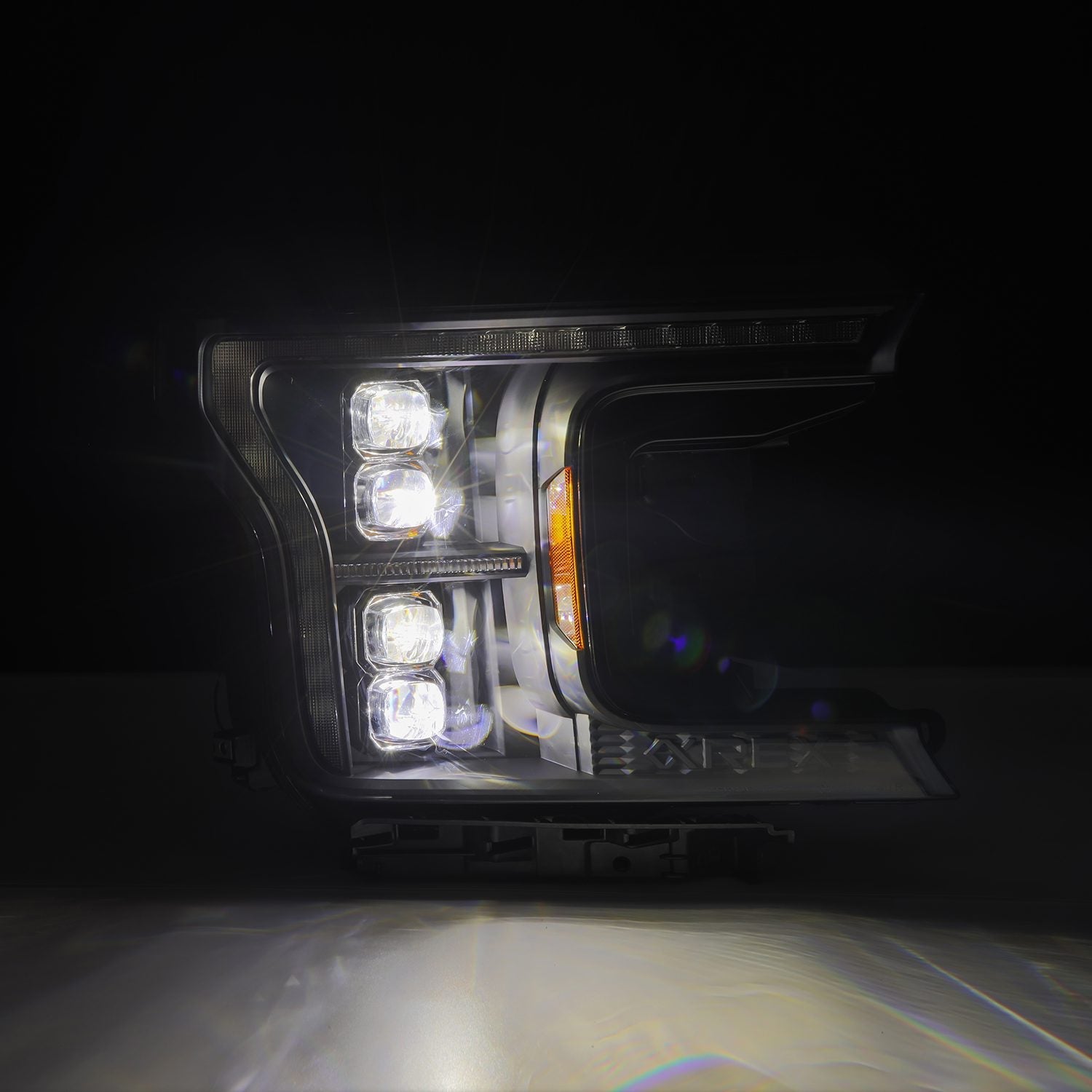 18-20 Ford F150 (MK II 14th Gen Style) NOVA-Series LED Projector Headlights Black