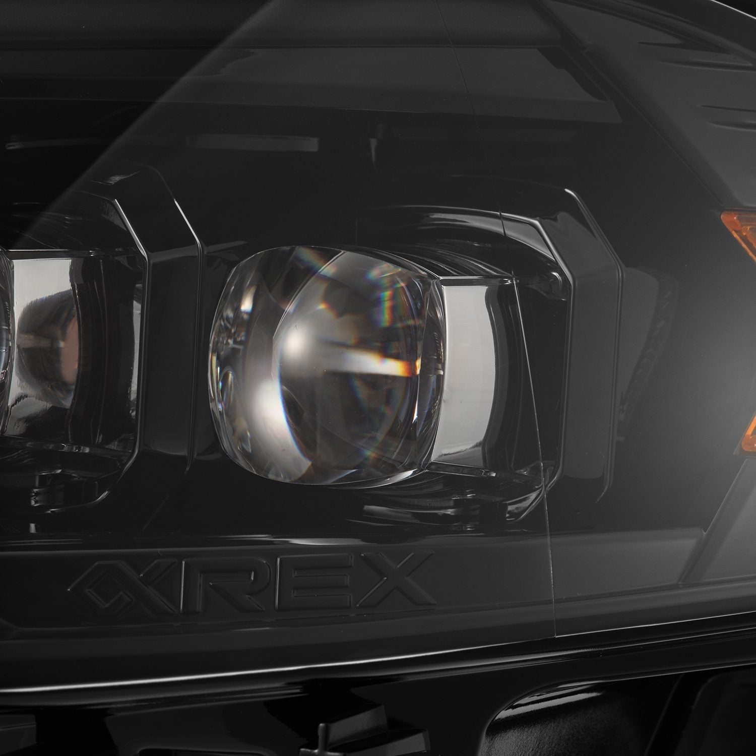 18-23 Ford Mustang NOVA-Series LED Projector Headlights Alpha-Black