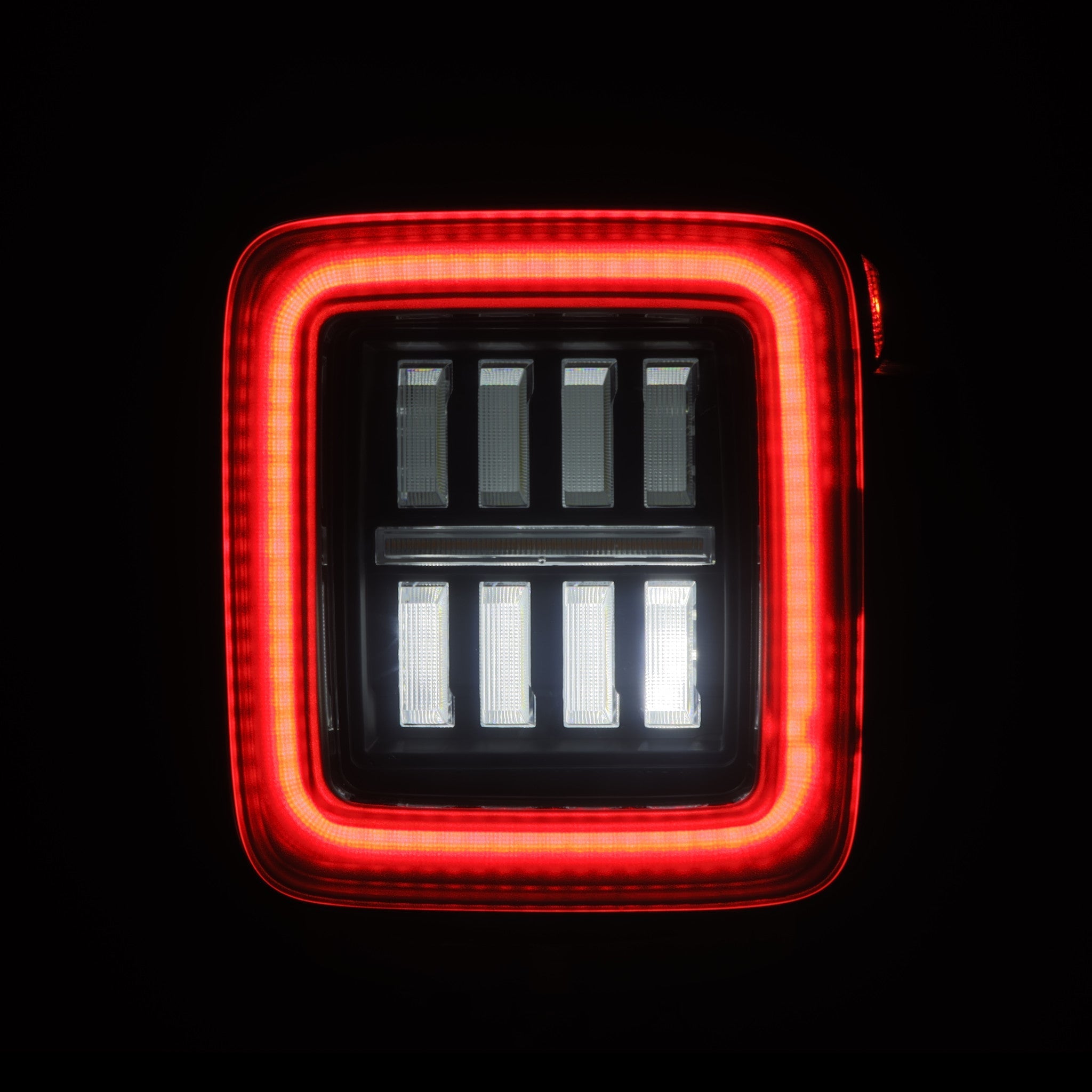 18-26 Jeep Wrangler JL NOVA-Series Prismatic LED Tail Lights Alpha-Black