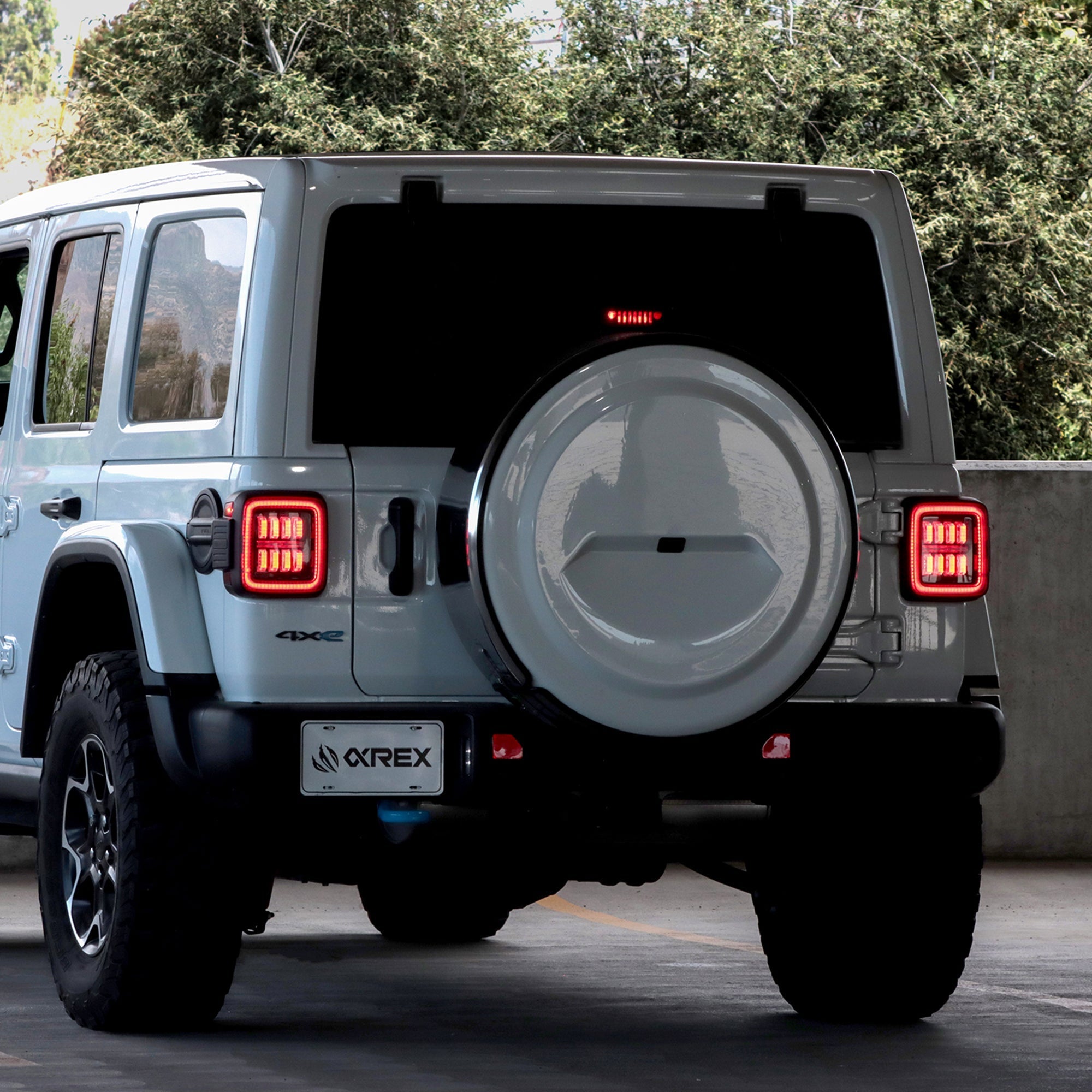 18-26 Jeep Wrangler JL NOVA-Series Prismatic LED Tail Lights Alpha-Black