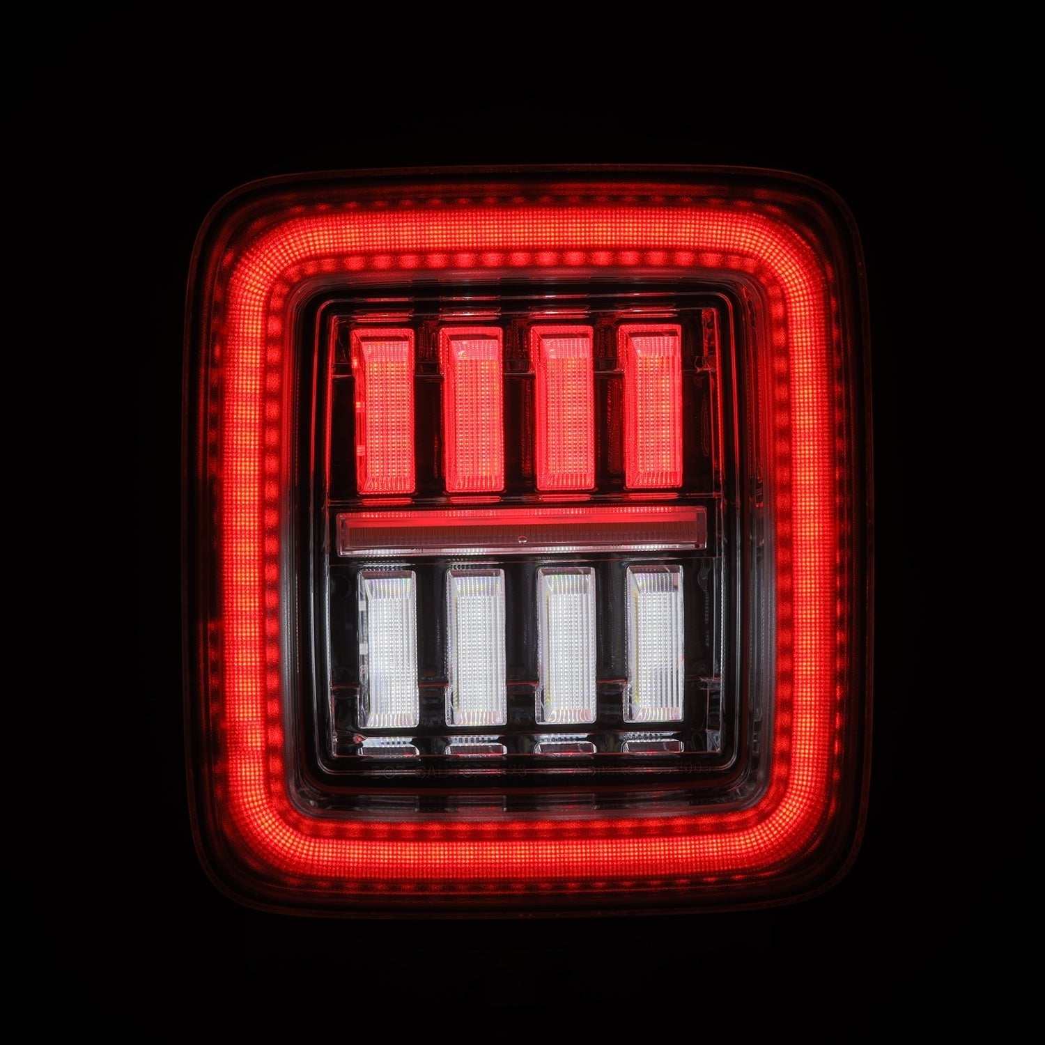 18-26 Jeep Wrangler JL NOVA-Series Prismatic LED Tail Lights Clear