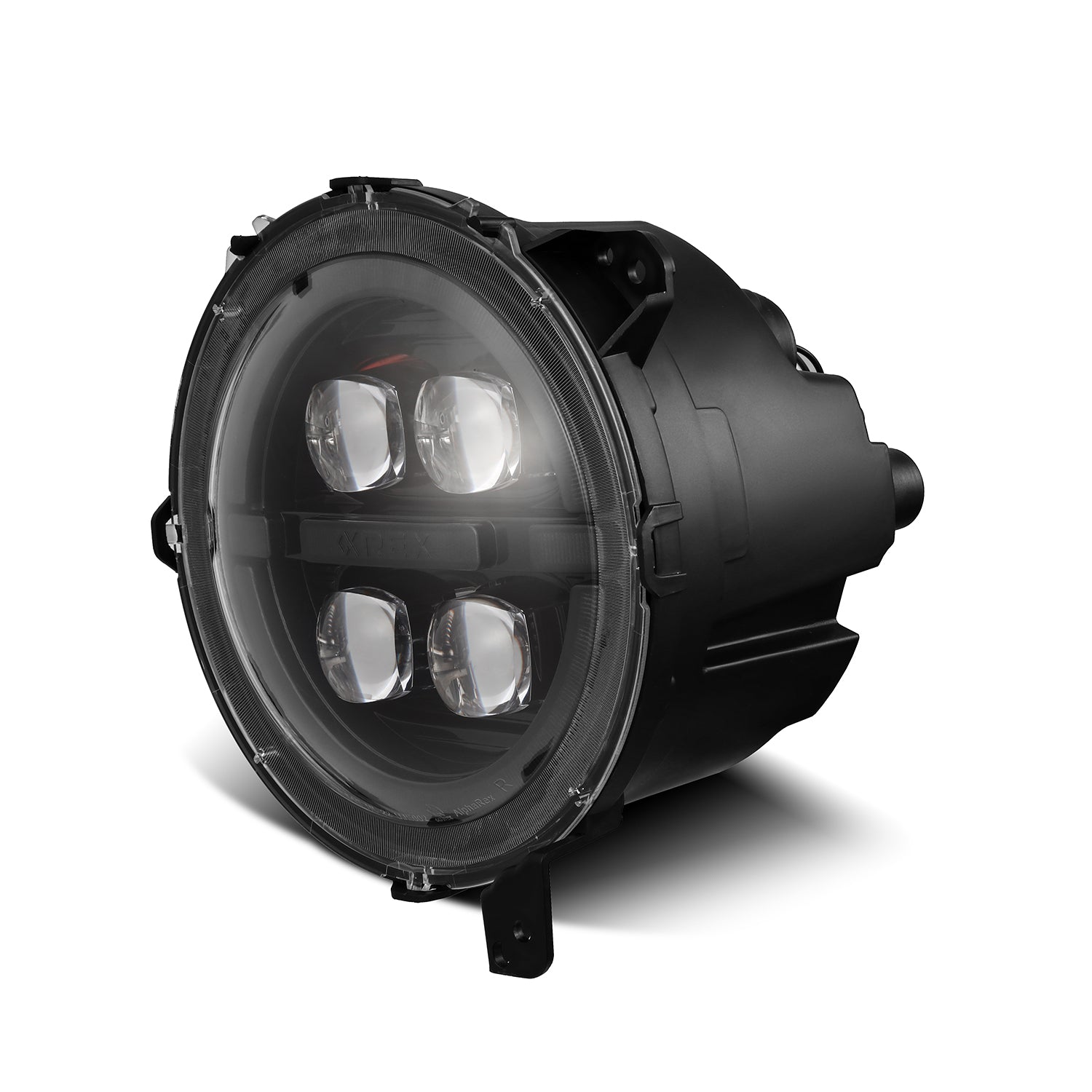 18-26 Jeep Wrangler JL/Gladiator JT NOVA-Series LED Projector Headlights Alpha-black