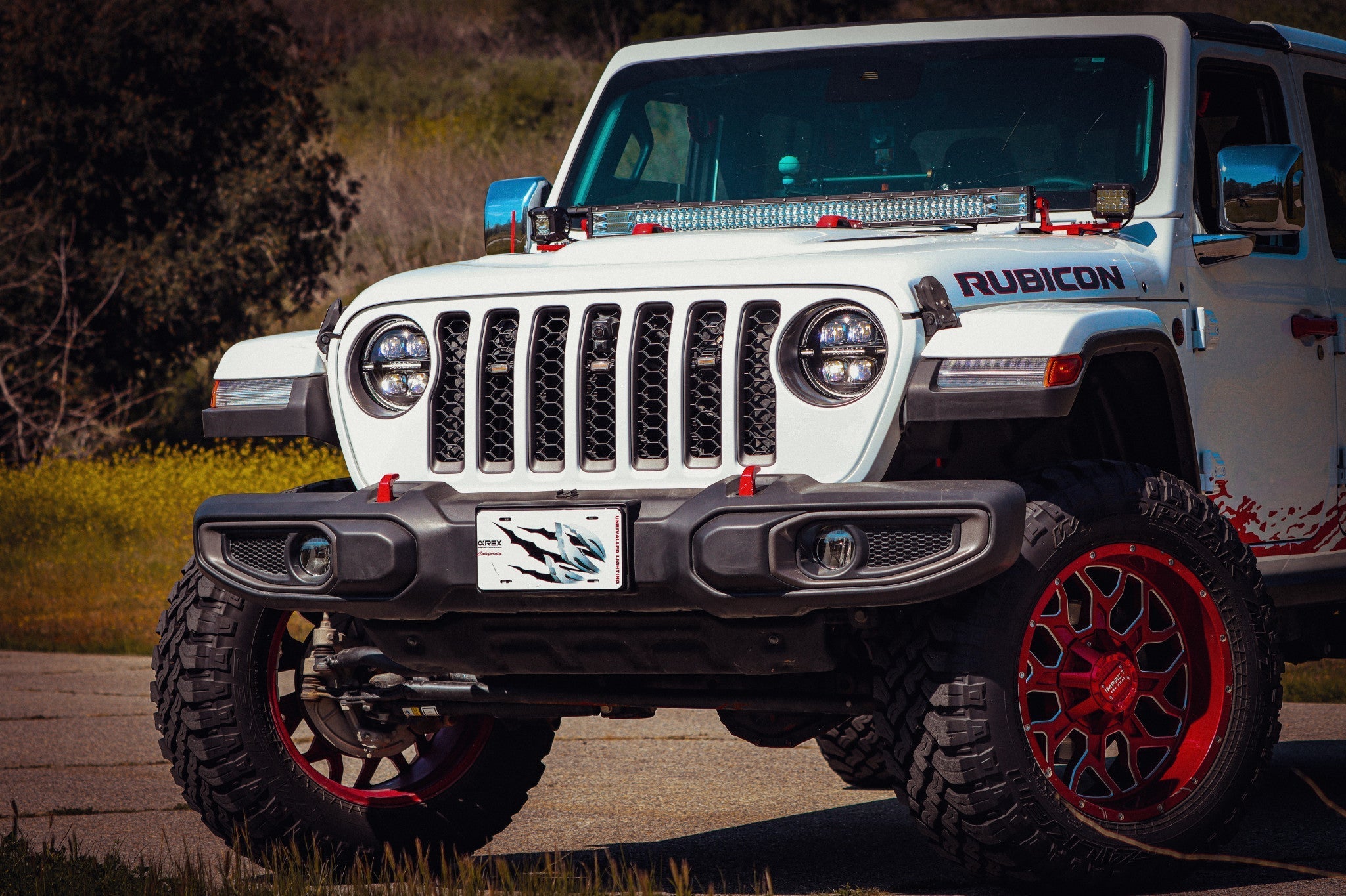 18-26 Jeep Wrangler JL/Gladiator JT NOVA-Series LED Projector Headlights Alpha-black