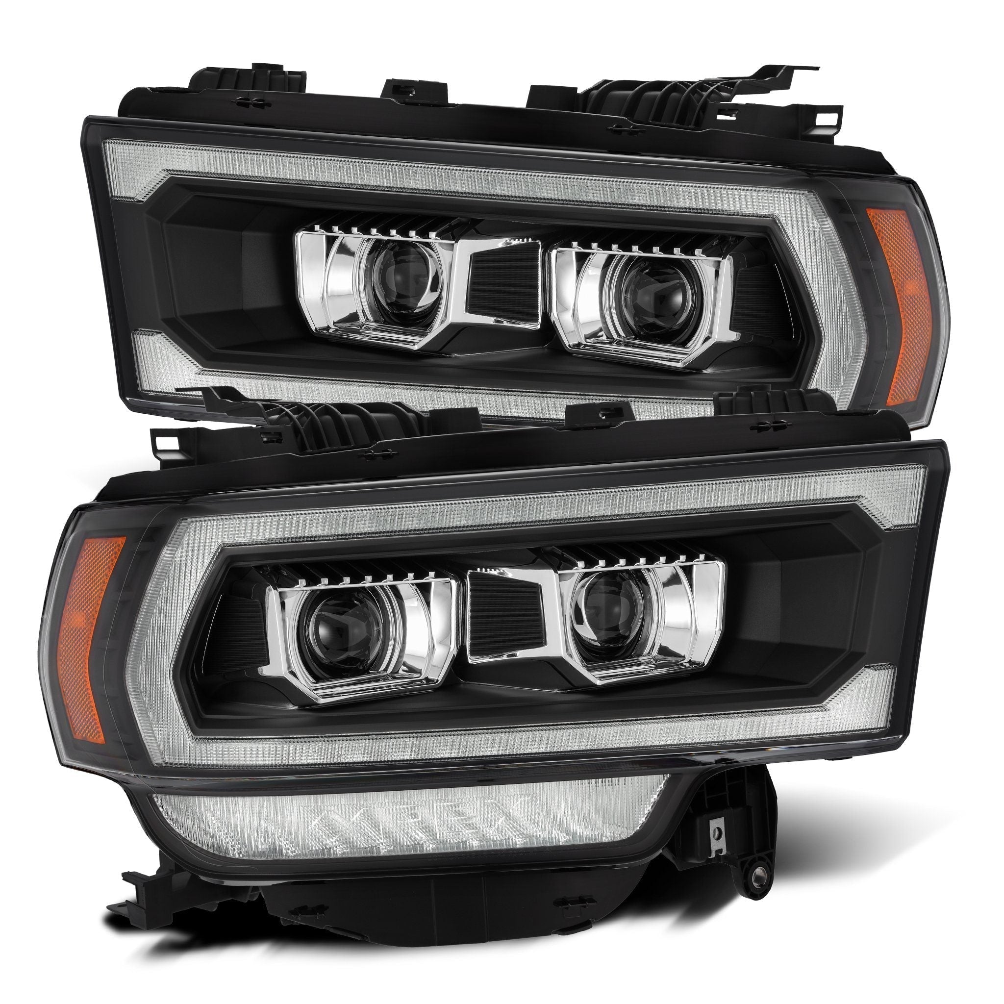 19-24 Ram 2500/3500/4500/5500 LUXX-Series LED Projector Headlights Black