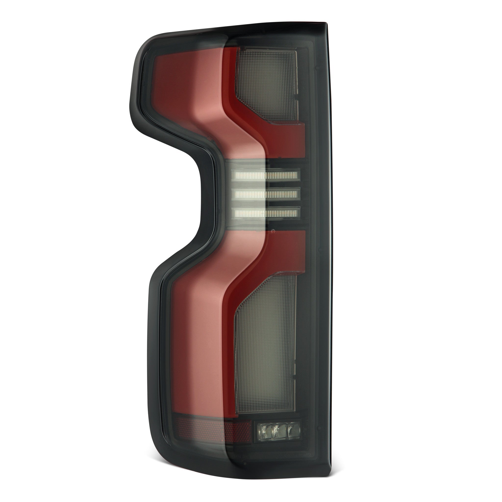 19-26 Chevrolet Silverado 1500 / 20-26 Silverado 2500HD/3500HD LUXX-Series LED Tail Lights Black-Red