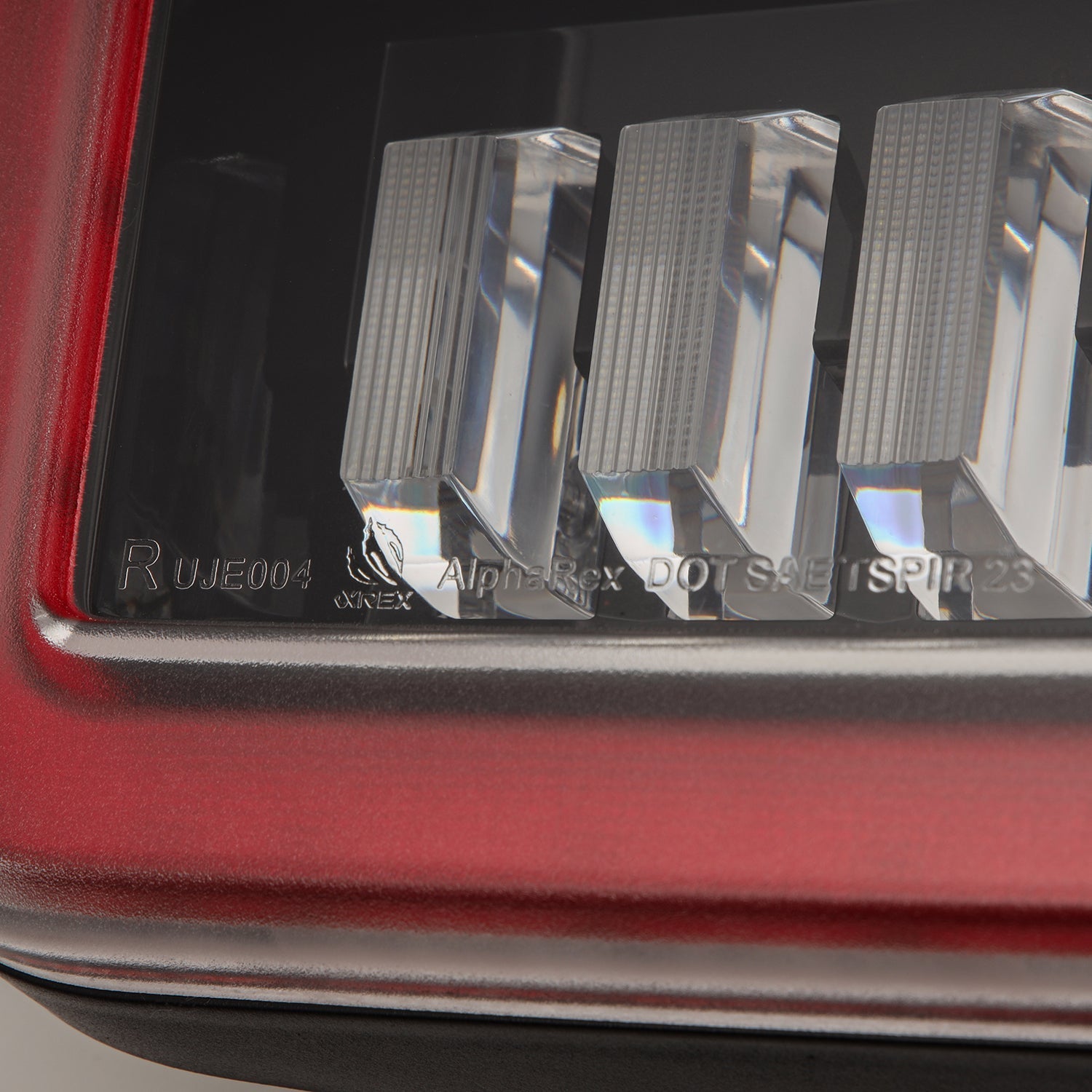 19-26 Jeep Gladiator JT NOVA-Series Prismatic LED Tail Lights Black-Red