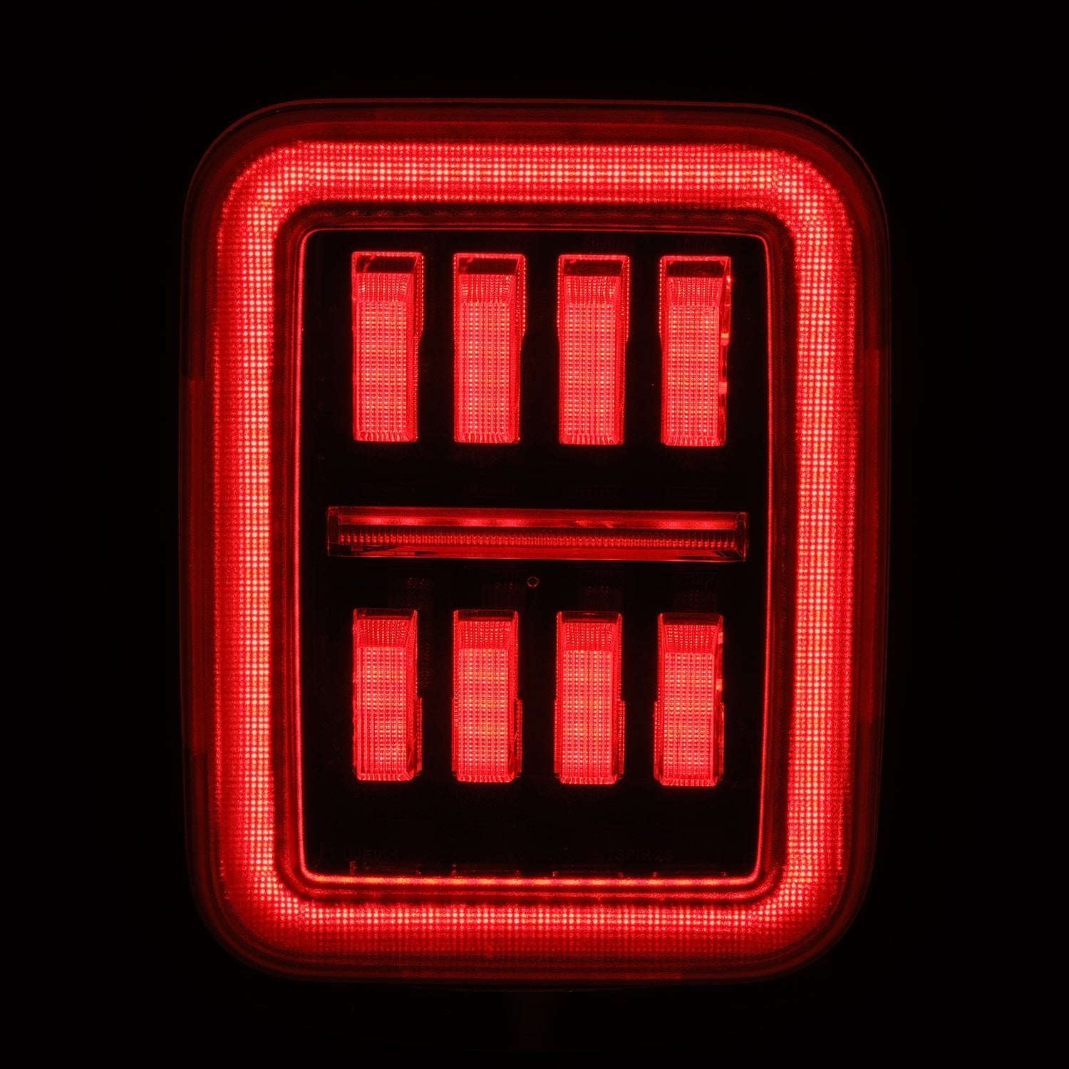 19-26 Jeep Gladiator JT NOVA-Series Prismatic LED Tail Lights Black-Red