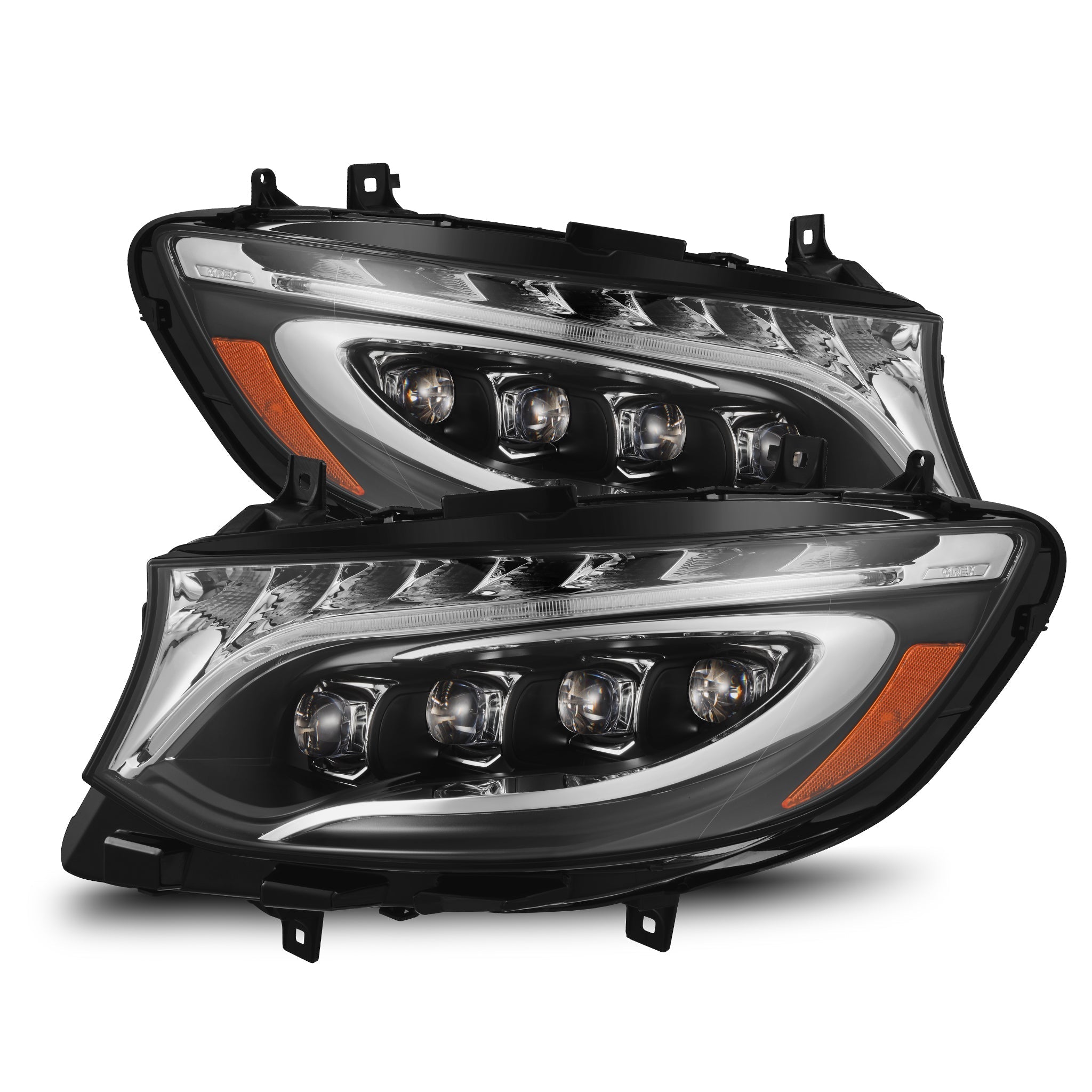 19-26 Mercedes-Benz Sprinter NOVA-Series LED Projector Headlights Black