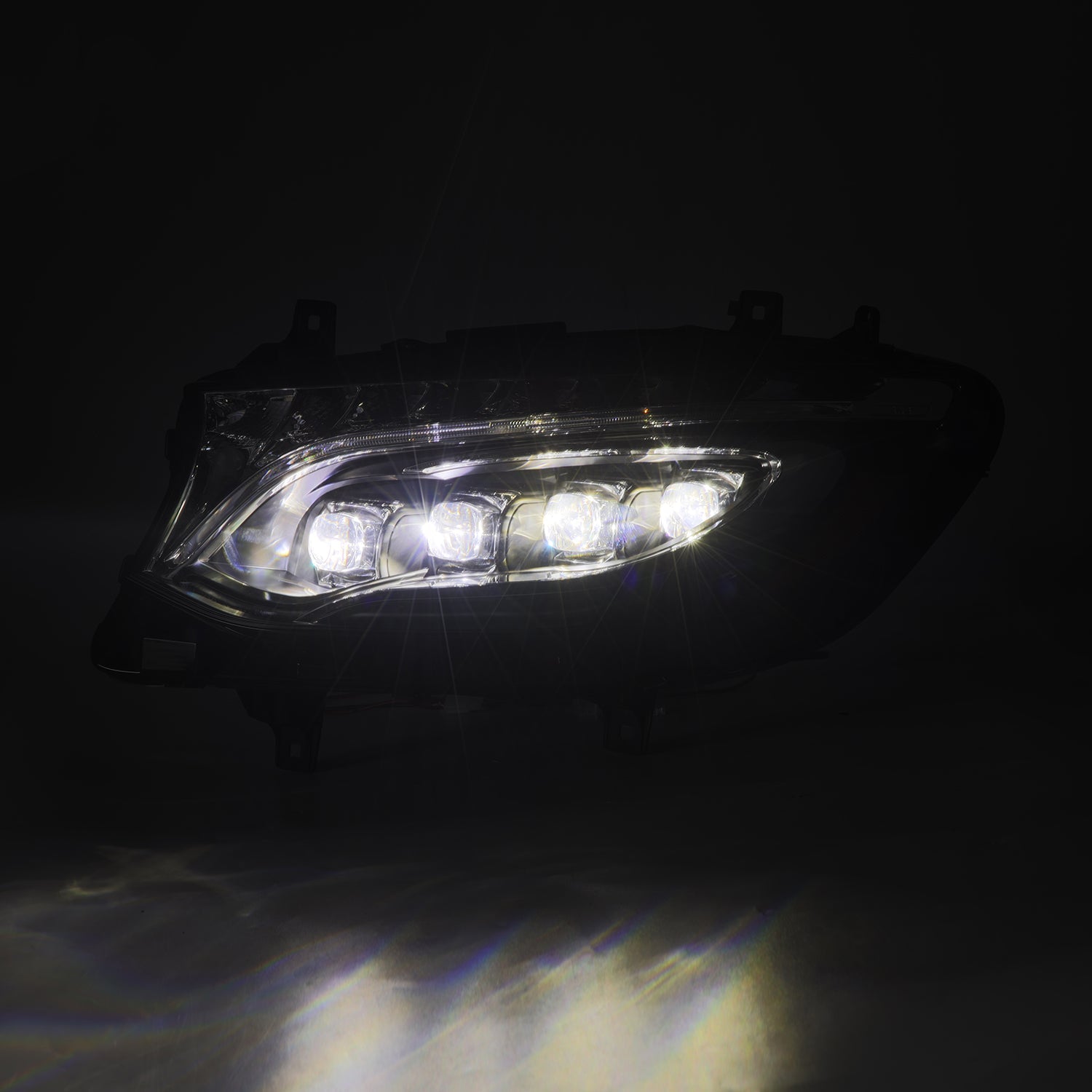 19-26 Mercedes-Benz Sprinter NOVA-Series LED Projector Headlights Black