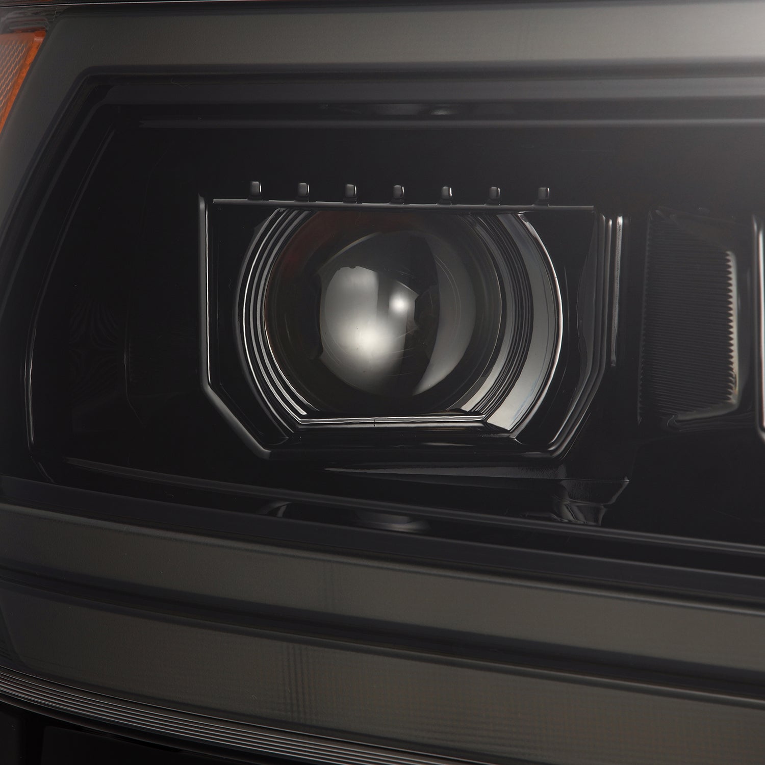 19-24 Ram 1500 (MK II 2500 Style) LUXX-Series LED Projector Headlights Alpha-Black