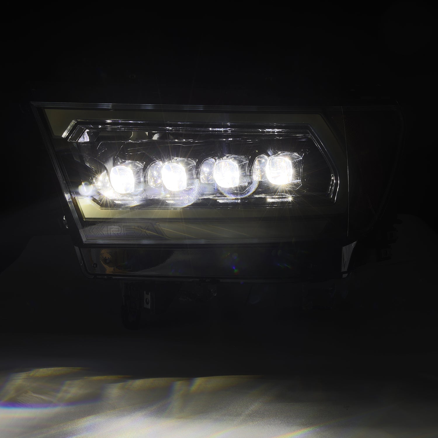 19-24 Ram 1500 (MK II 2500 Style) NOVA-Series LED Projector Headlights Alpha-Black