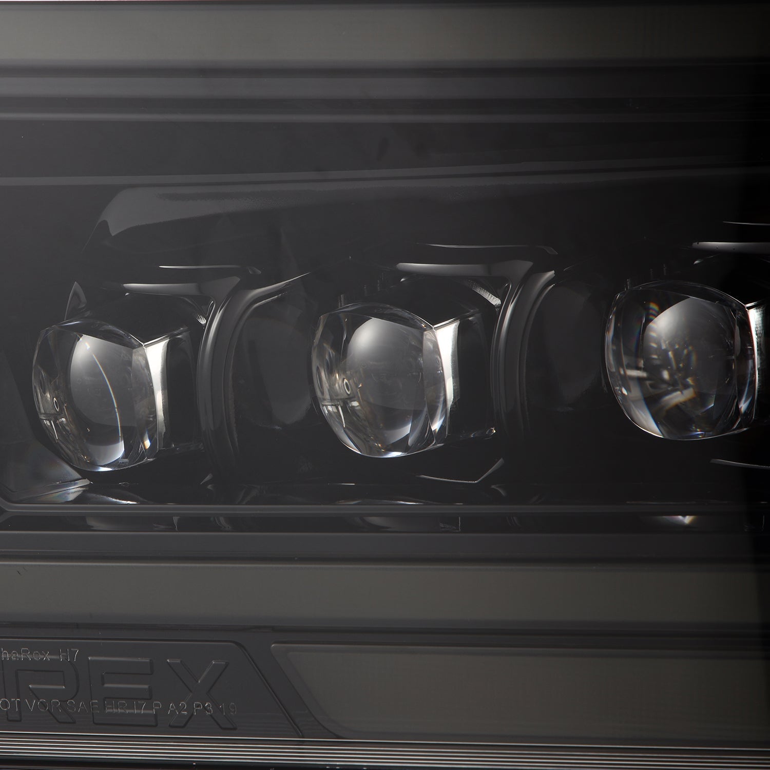19-24 Ram 1500 (MK II 2500 Style) NOVA-Series LED Projector Headlights Alpha-Black