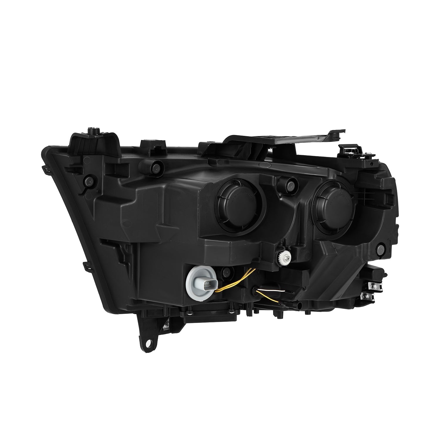 19-24 Ram 1500 (MK II 2500 Style) PRO-Series Halogen Projector Headlights Alpha-Black