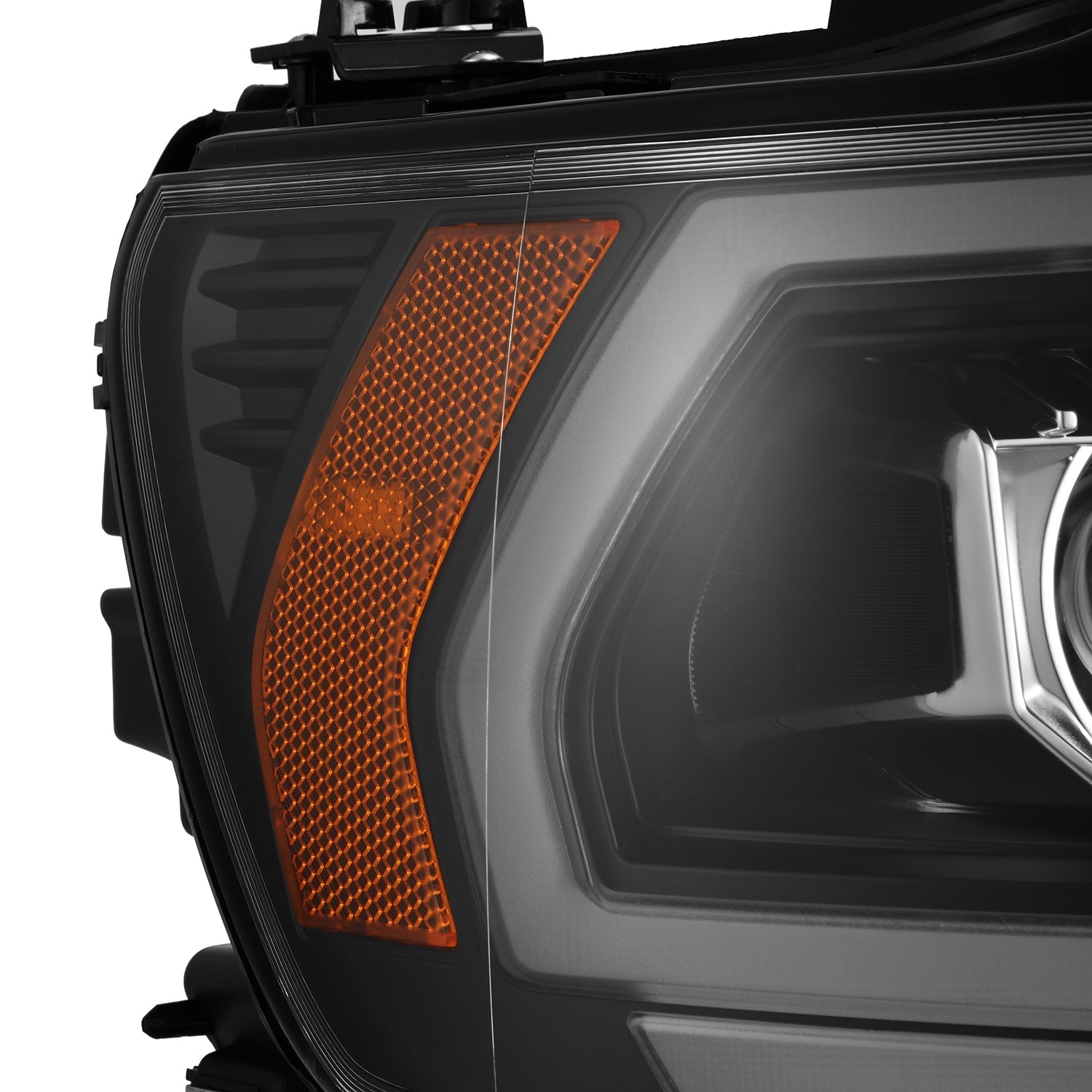 19-24 Ram 1500 (MK II 2500 Style) PRO-Series Halogen Projector Headlights Black