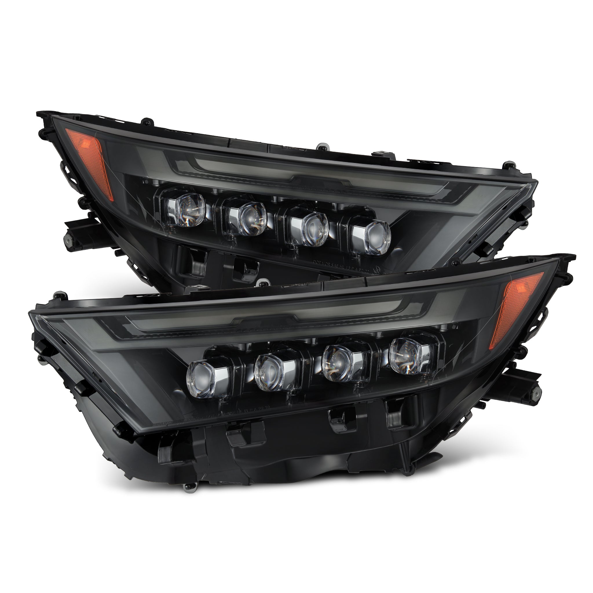 19-25 Toyota RAV4 (High Trim) NOVA-Series LED Projector Headlights Alpha-Black