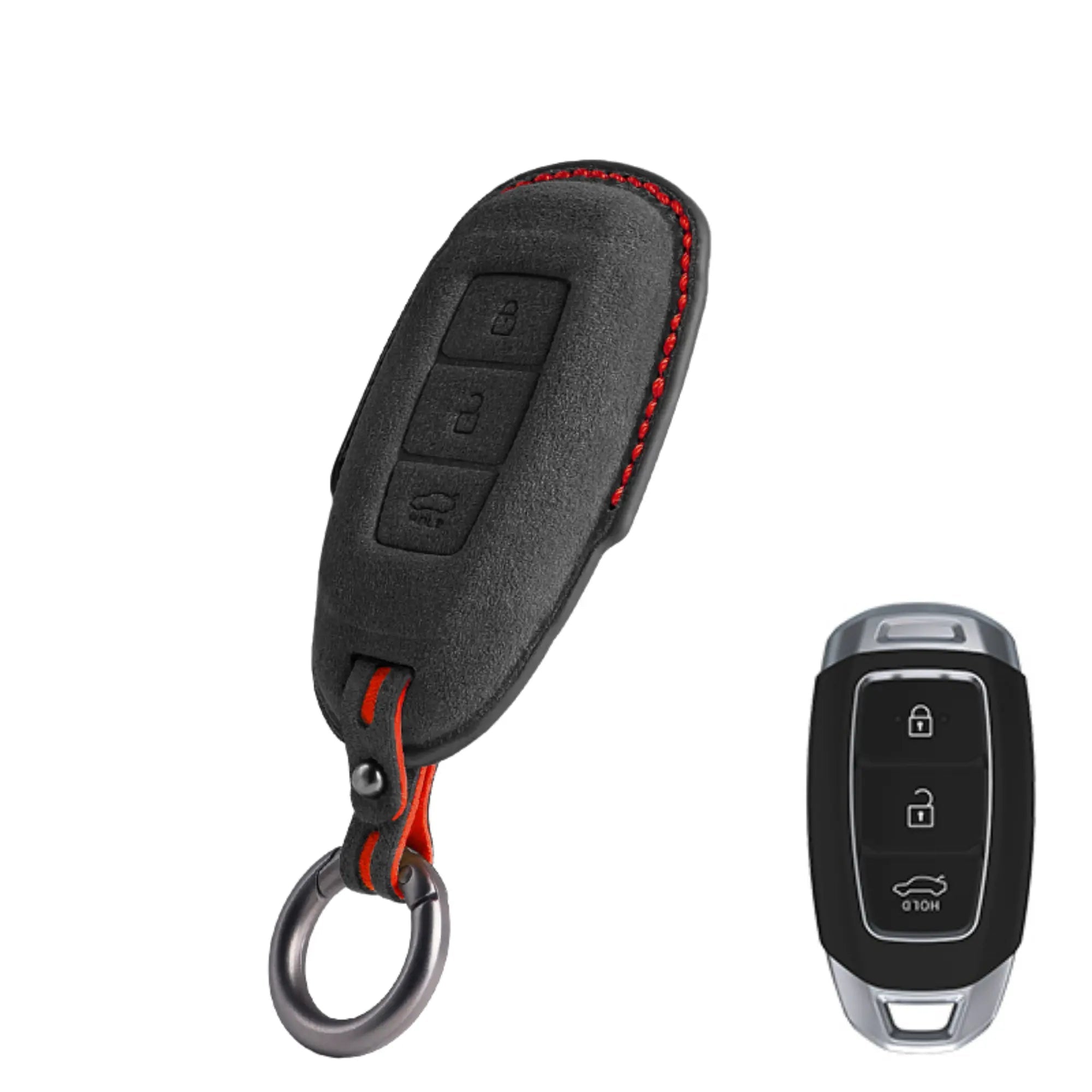 Hyundai Key Cover - Alcantara - Type A