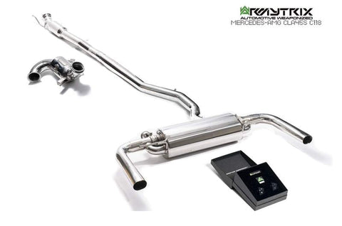 Armytrix Stainless Steel Valvetronic Cat Back Exhaust System Mercedes CLA 45 AMG C118/X118 19+