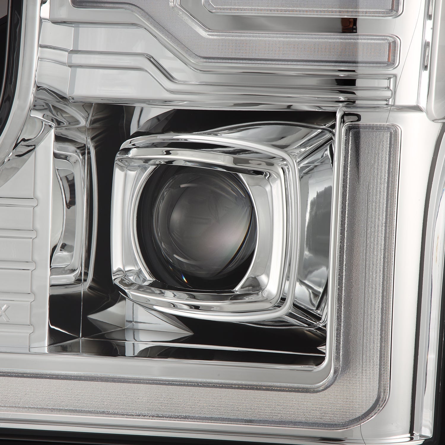 20-22 Ford Super Duty LUXX-Series LED Projector Headlights Chrome