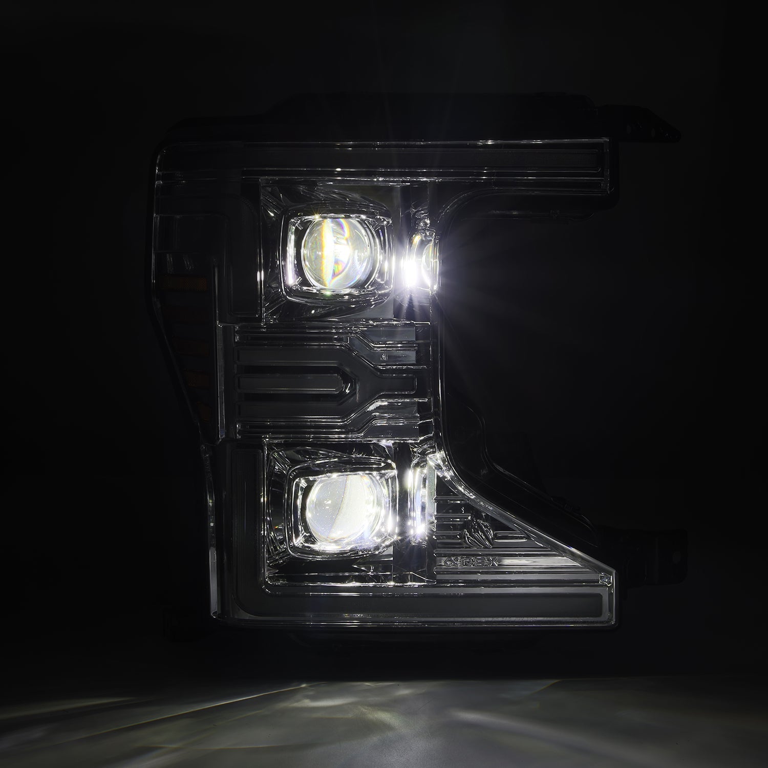 20-22 Ford Super Duty LUXX-Series LED Projector Headlights Chrome