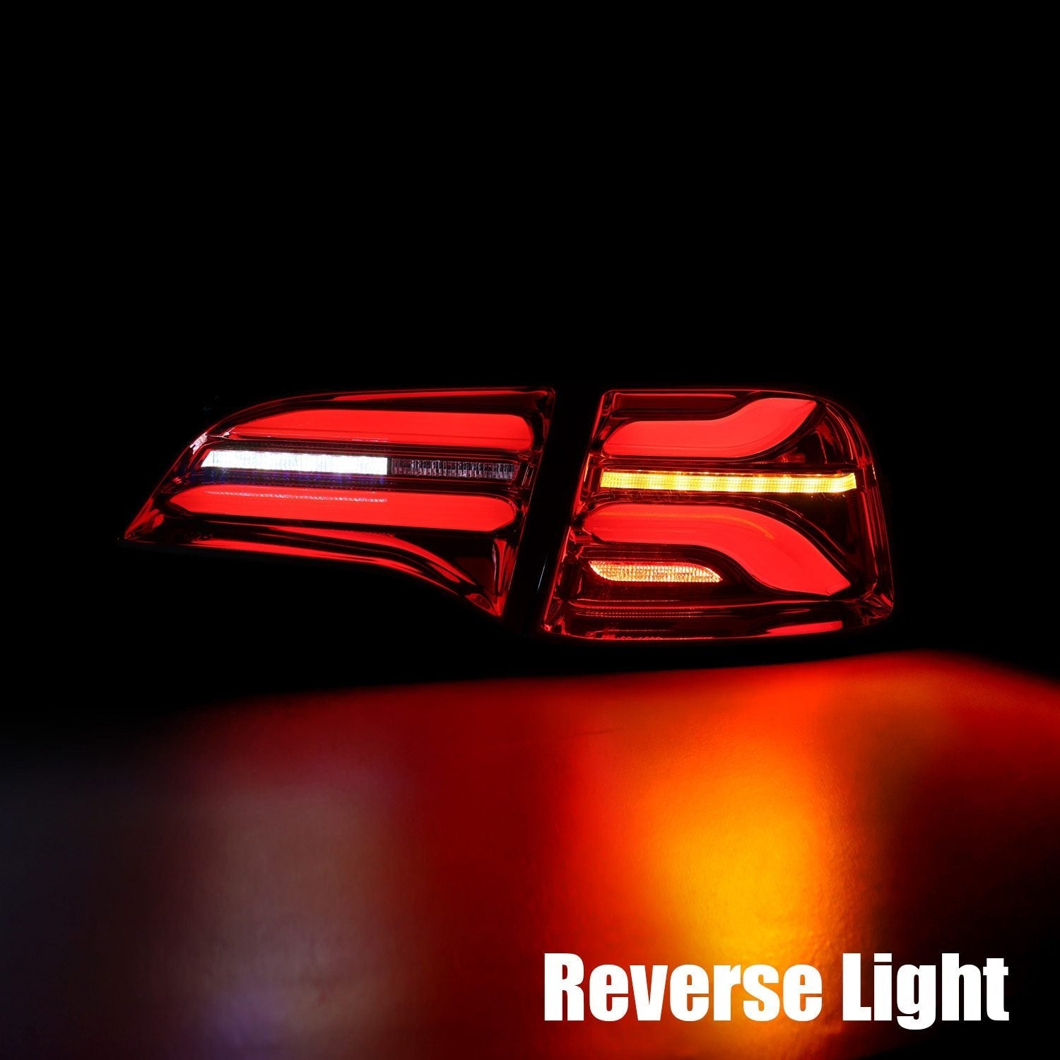 20-24 Tesla Model Y / 22-23 Model 3 (With Stock Amber Turn Signal) PRO-Series LED Tail Lights Red Smoke