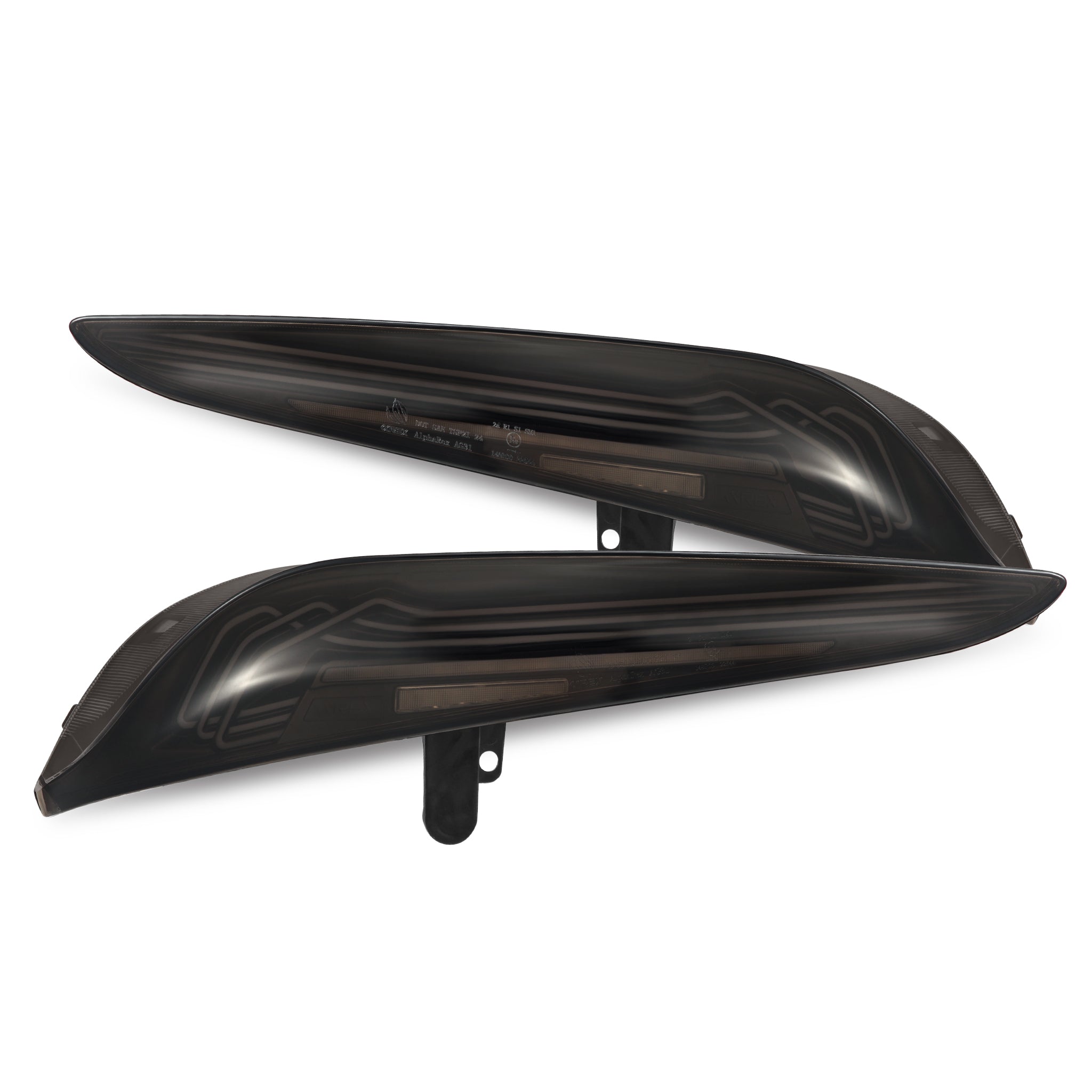 20-26 Toyota Supra CSL Laser Style LUXX-Series LED Tail Lights - Alpha Black