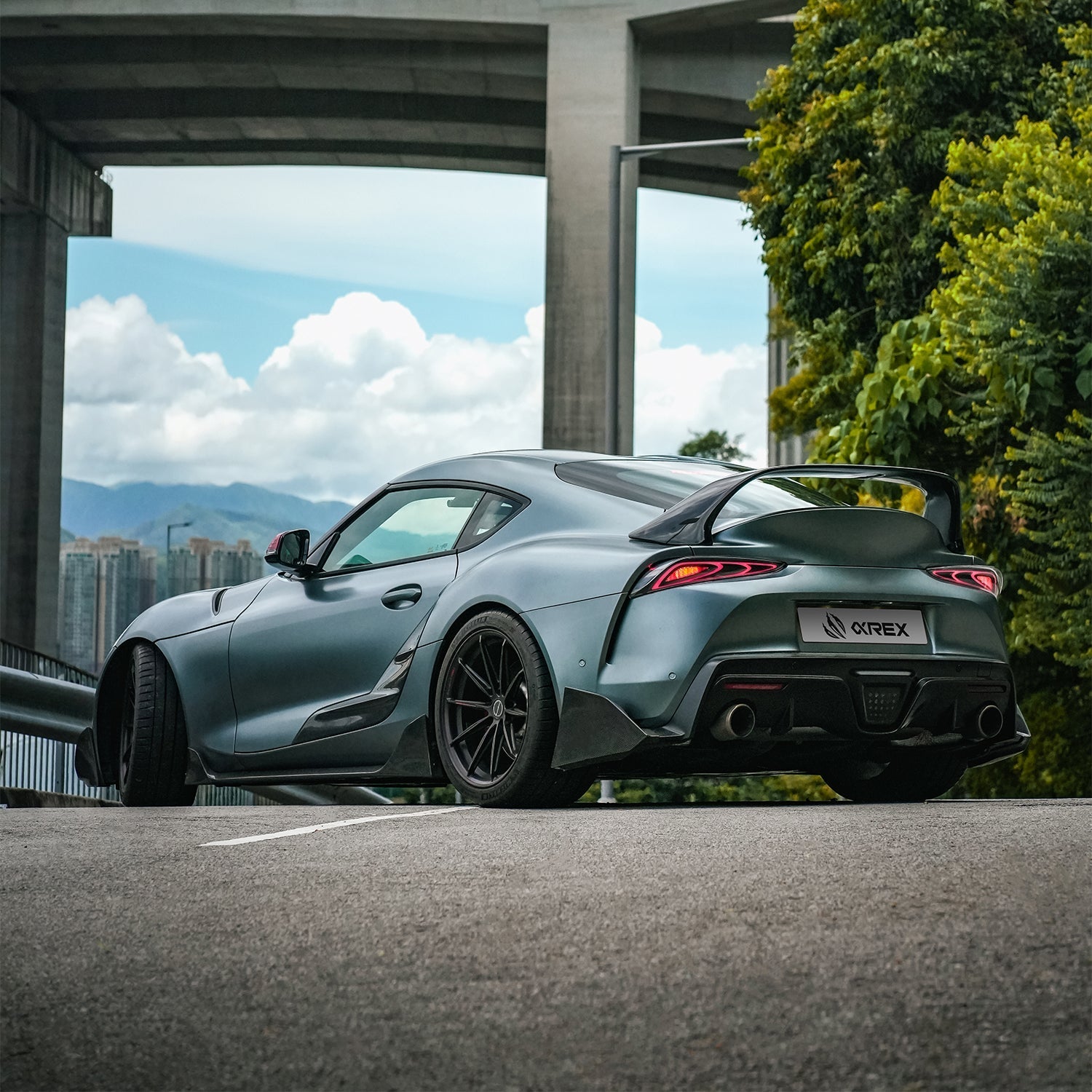 20-26 Toyota Supra  FT-1 Style LUXX-Series LED Tail Lights - Alpha Black