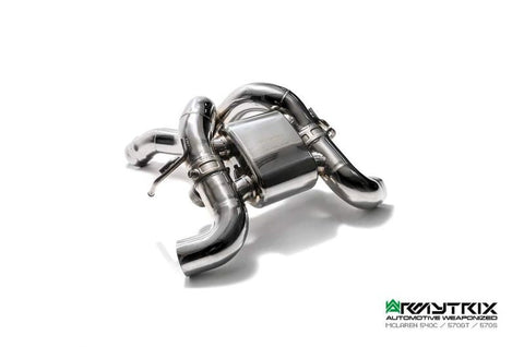 Armytrix Stainless Steel Valvetronic Cat Back Exhaust System Mclaren 540C/570GT/570S 15+