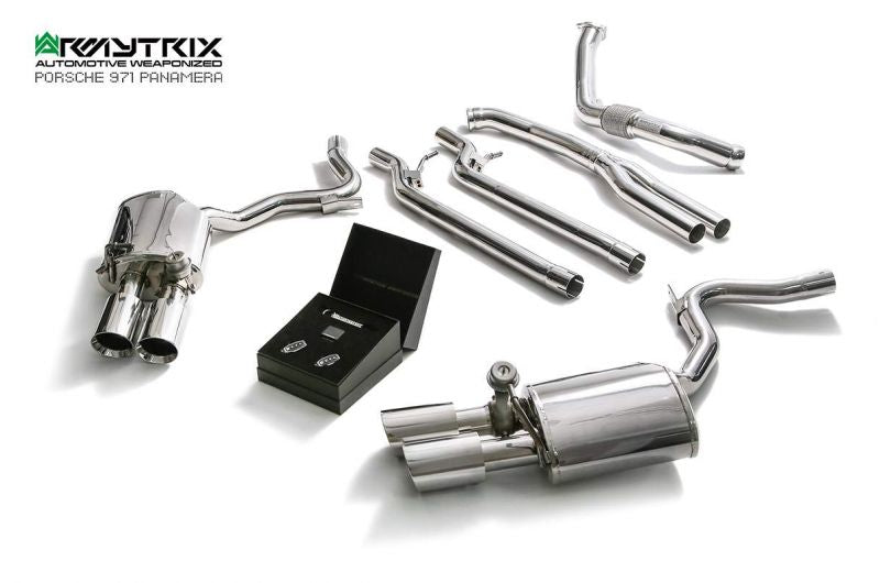 Armytrix Stainless Steel Valvetronic Cat Back Exhaust System (Long Wheelbase Model only) Porsche Panamera/4/4Sport Turismo 971 17+