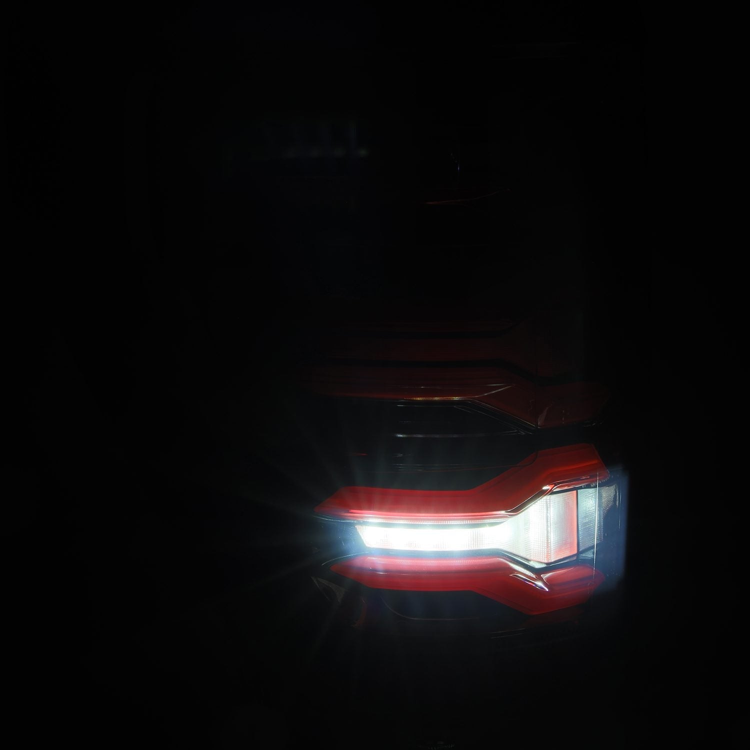 21-23 Ford F150/F150 Raptor LUXX-Series LED Tail Lights Black-Red