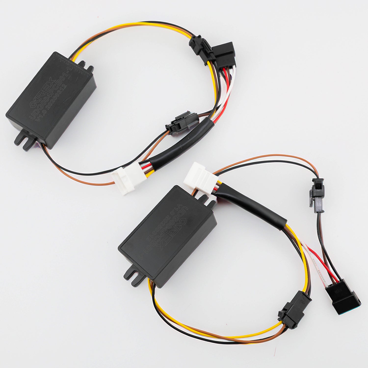 21-23 Ford F150 (with BLIS) AlphaRex LUXX-Series Tail lights Converters for Stock Tail Lights with Amber Turn Signal