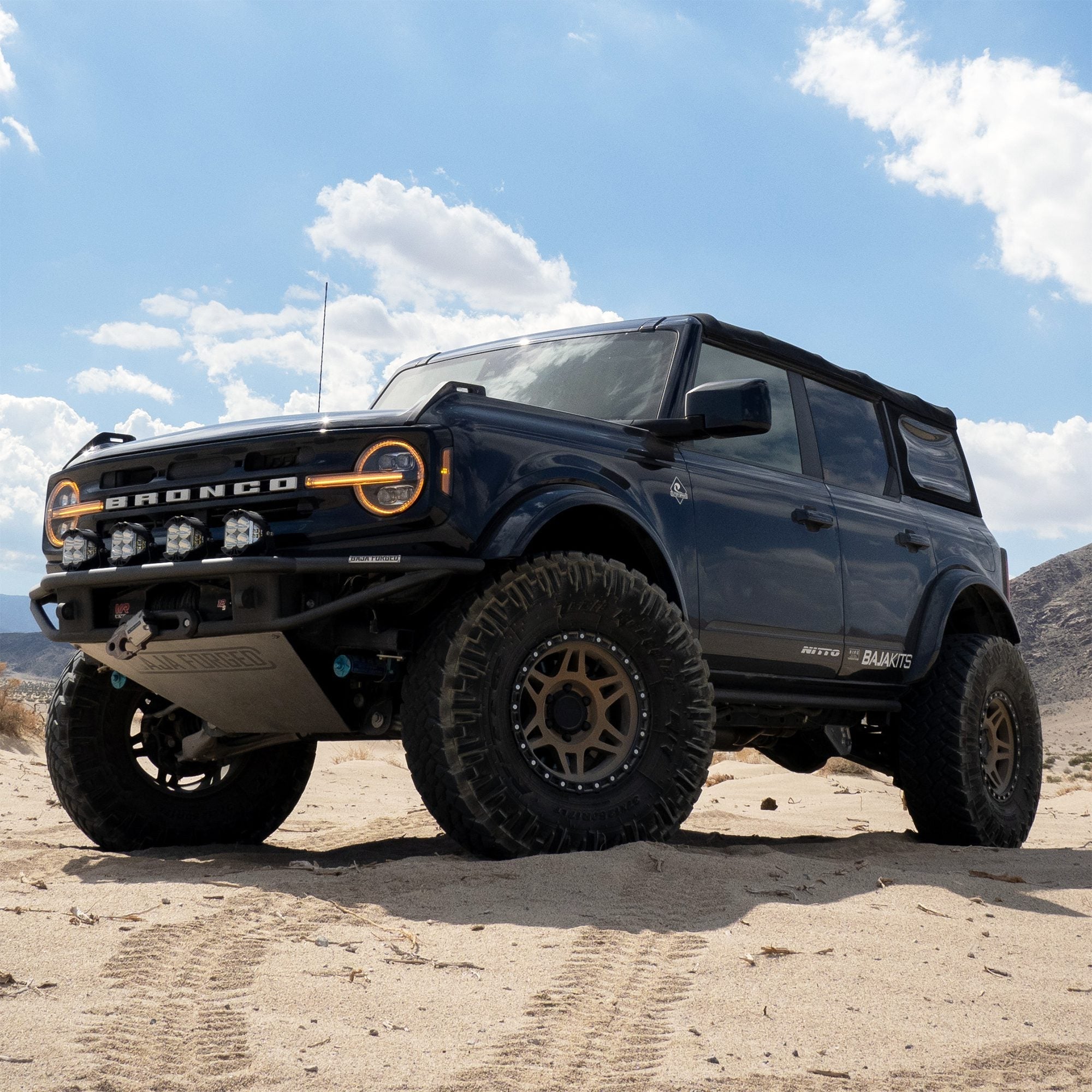 21-26 Ford Bronco / 22-26 Bronco Raptor NOVA-Series LED Projector Headlights Black