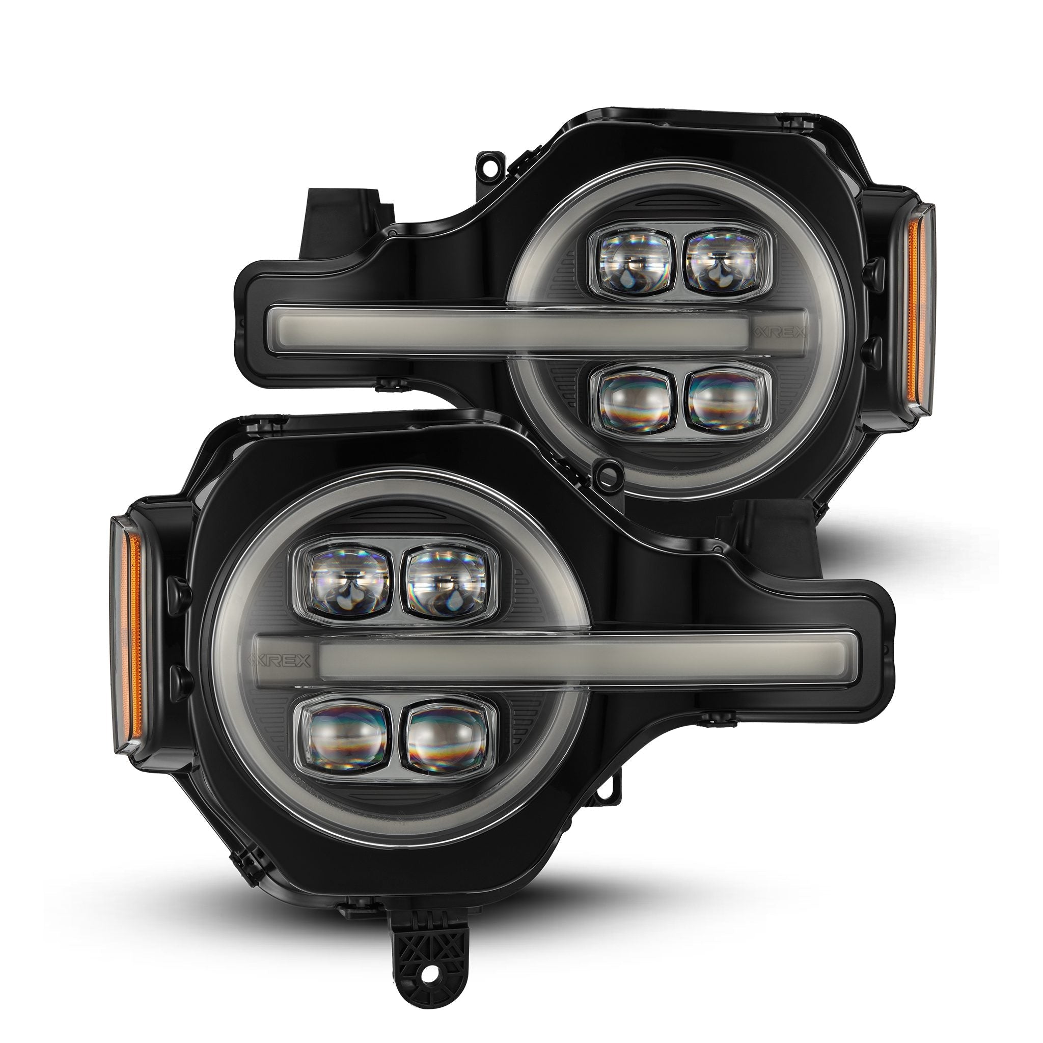 21-26 Ford Bronco / 22-26 Bronco Raptor NOVA-Series LED Projector Headlights Black