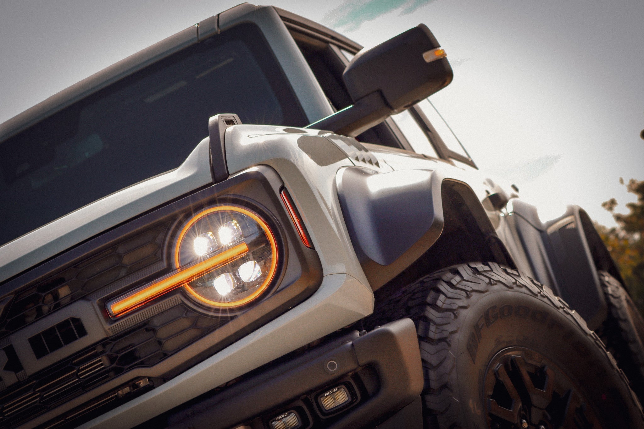 21-26 Ford Bronco / 22-26 Ford Bronco Raptor NOVA-Series LED Projector Headlights Alpha-black