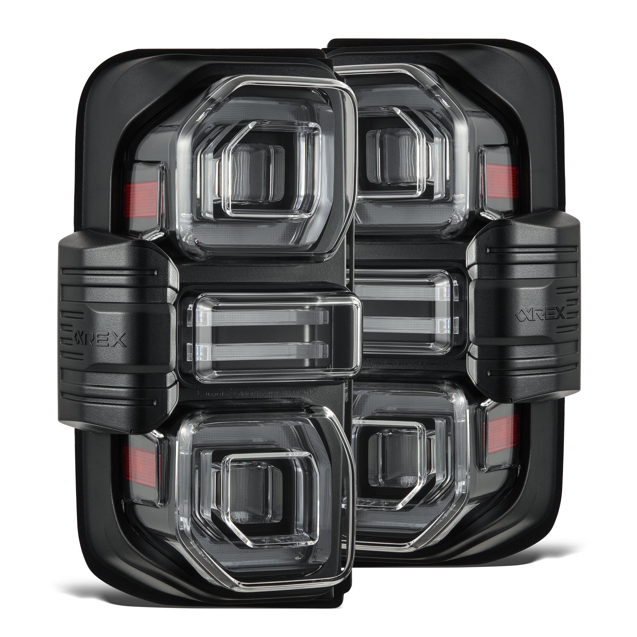 21-26 Ford Bronco NOVA-Series Prismatic LED Tail Lights Black