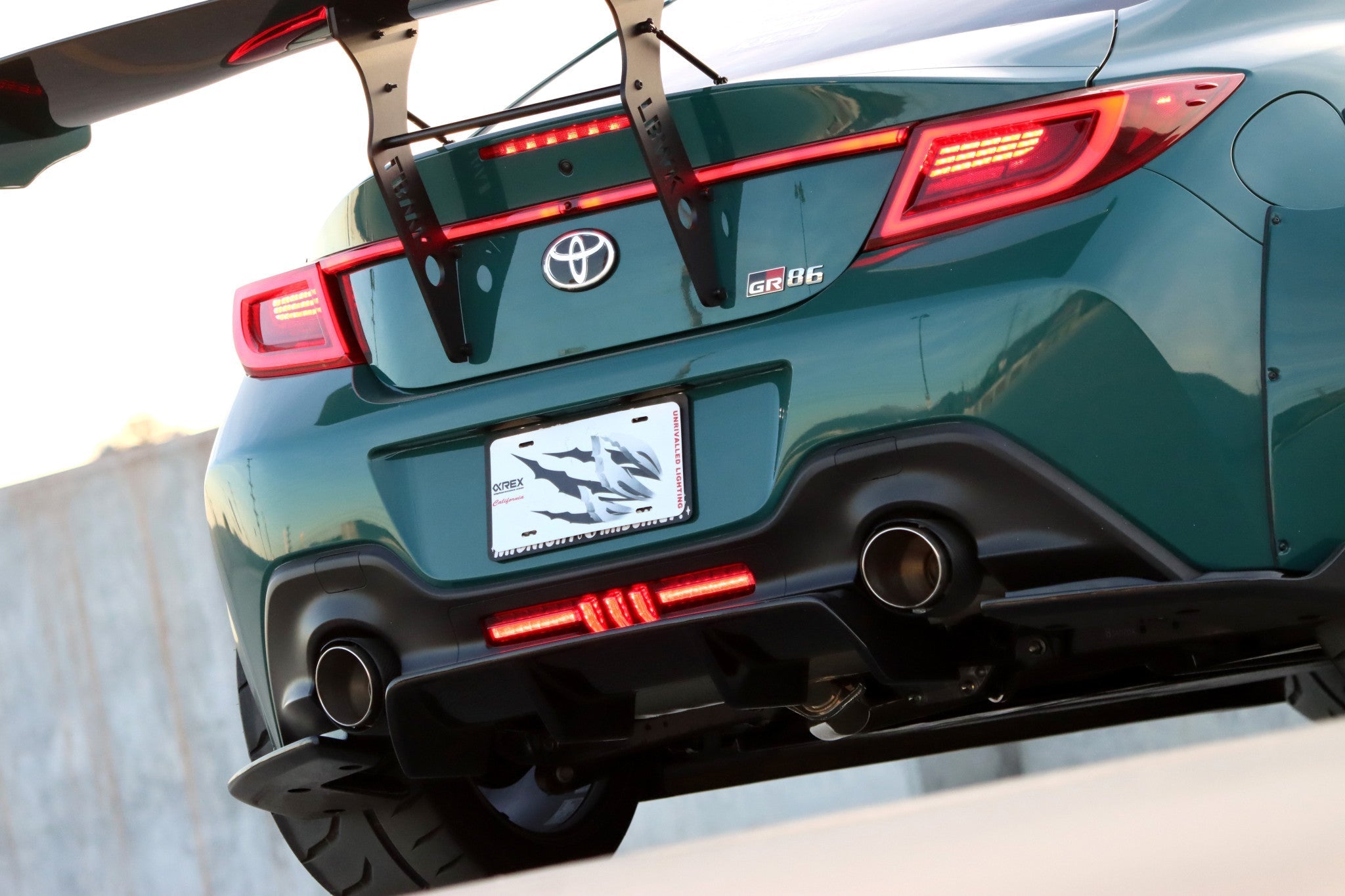 21-26 Toyota GR86/Subaru BRZ LUXX-Series LED Tail Lights Alpha-Black