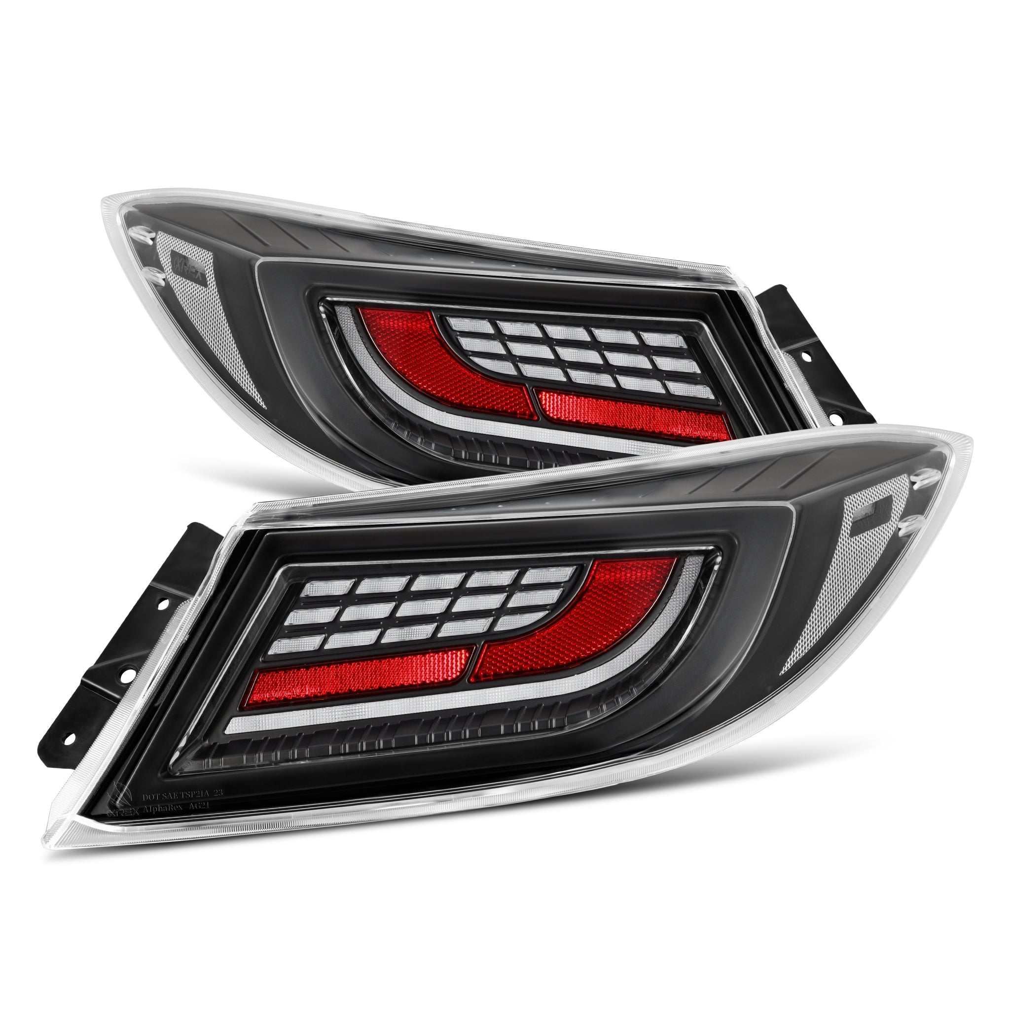 21-26 Toyota GR86/Subaru BRZ LUXX-Series LED Tail Lights Alpha-Black