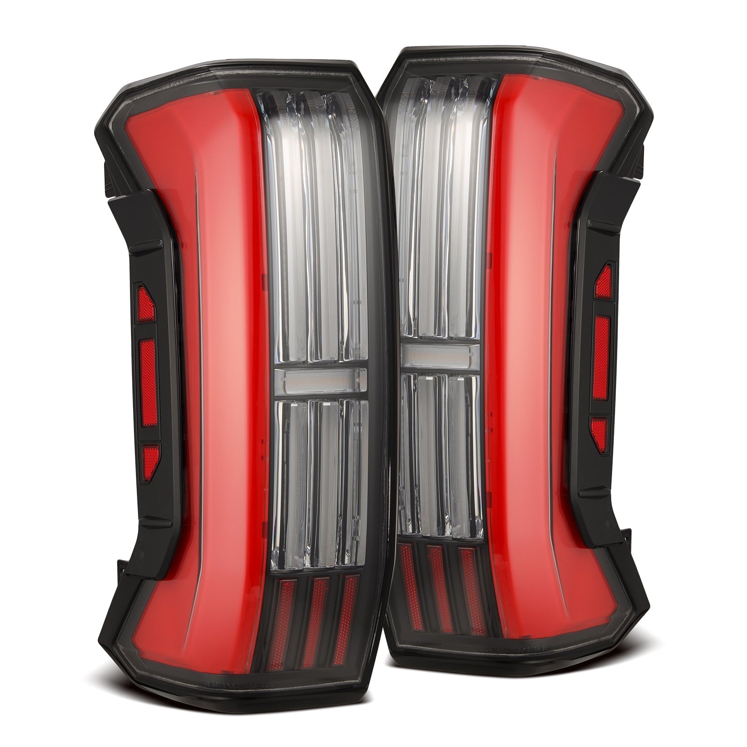 22-26 Toyota Tundra NOVA-Series Prismatic LED Tail Lights Black-Red