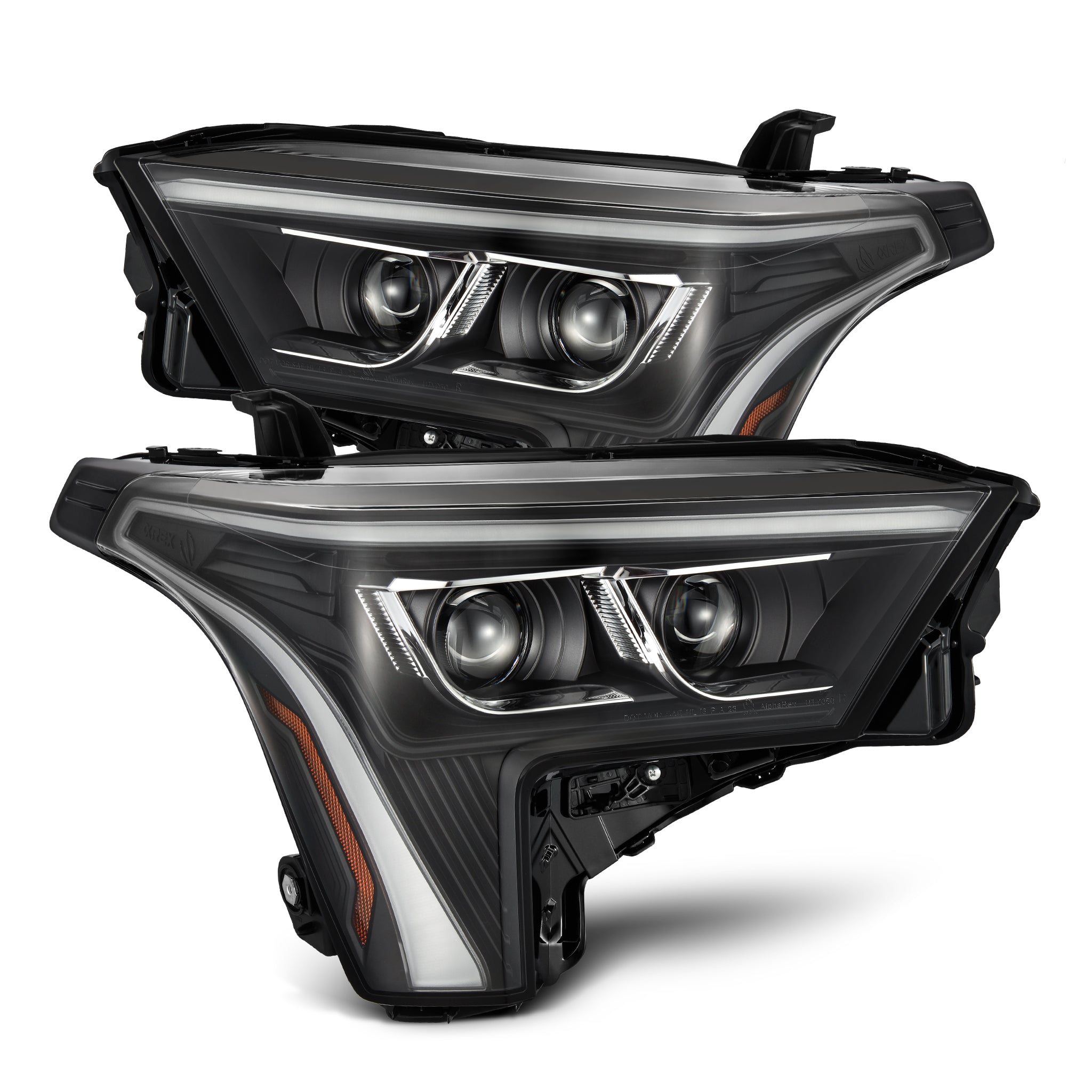 22-26 Toyota Tundra/Sequoia LUXX-Series LED Projector Headlights Black