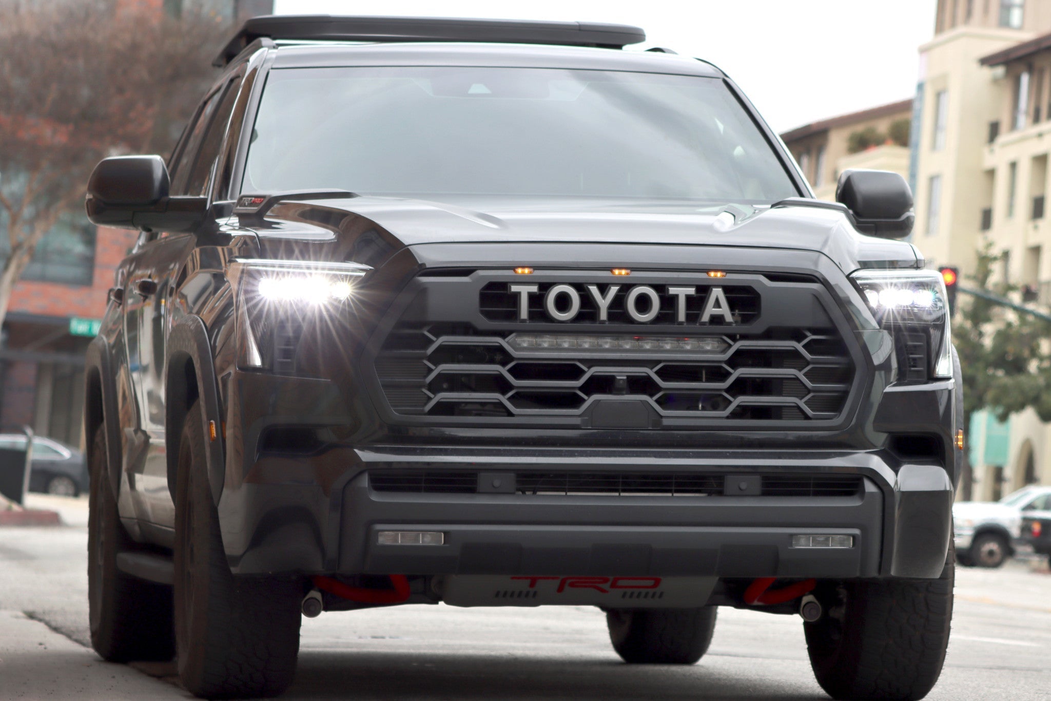 22-26 Toyota Tundra/Sequoia NOVA-Series LED Projector Headlights Alpha-Black