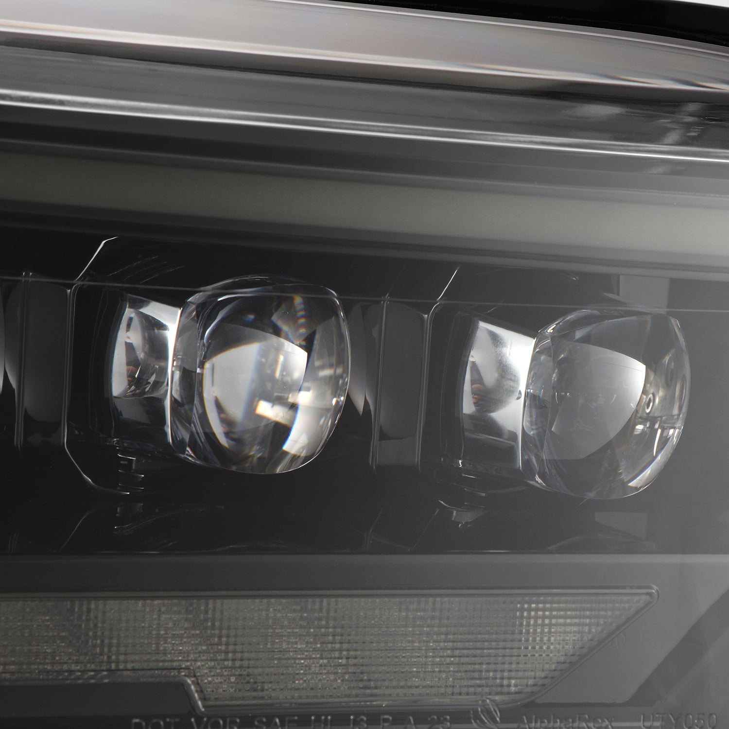 22-26 Toyota Tundra/Sequoia NOVA-Series LED Projector Headlights Alpha-Black