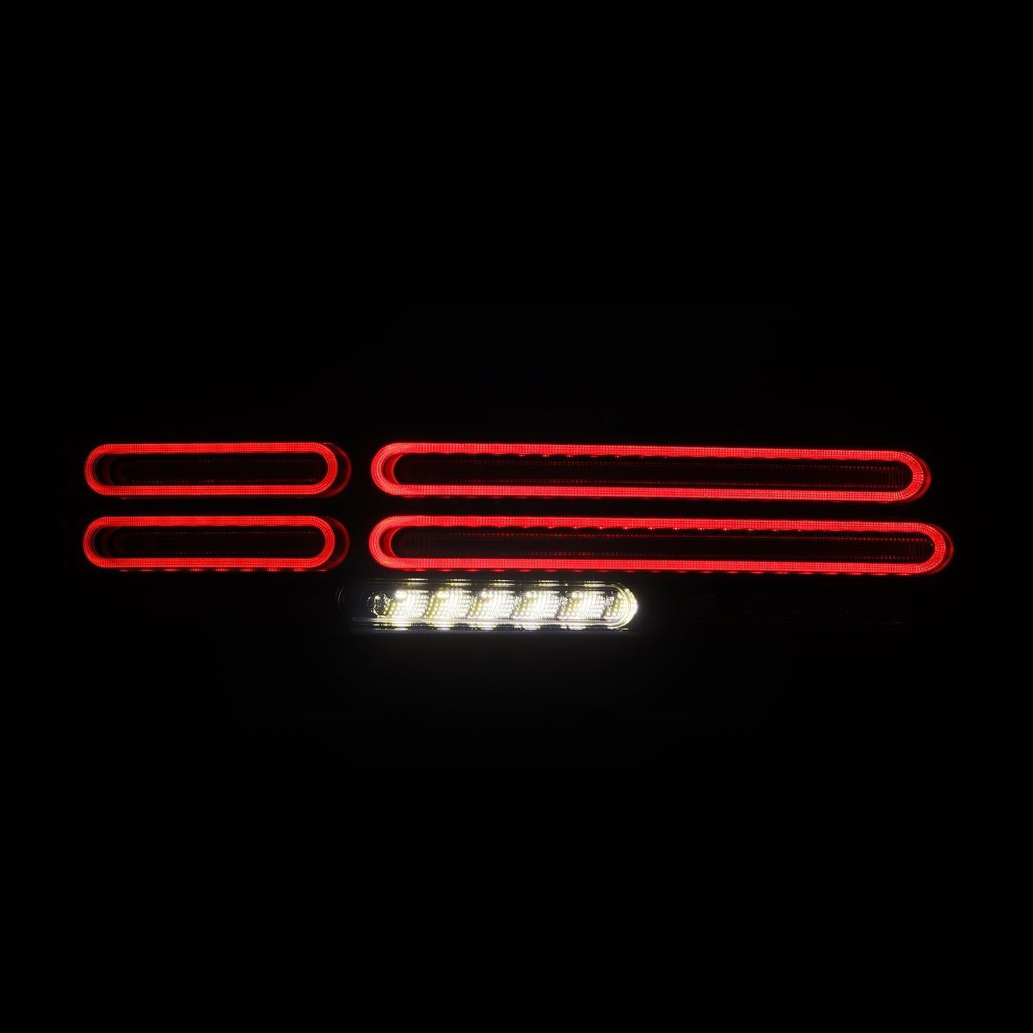 23-26 Nissan Z Quad-Loop Style NOVA-Series Prismatic LED Tail Lights Alpha-Black