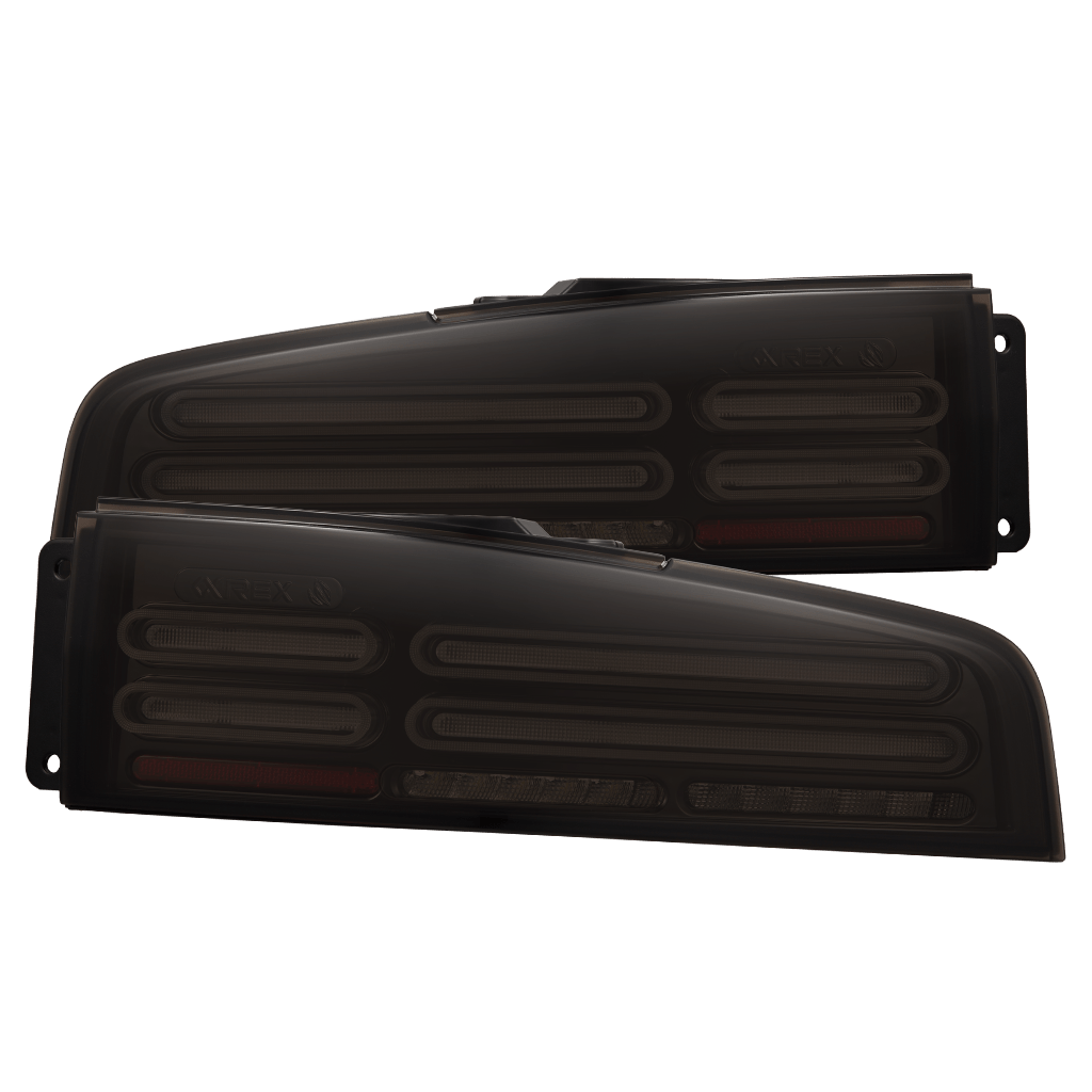 23-26 Nissan Z Quad-Loop Style NOVA-Series Prismatic LED Tail Lights Alpha-Black