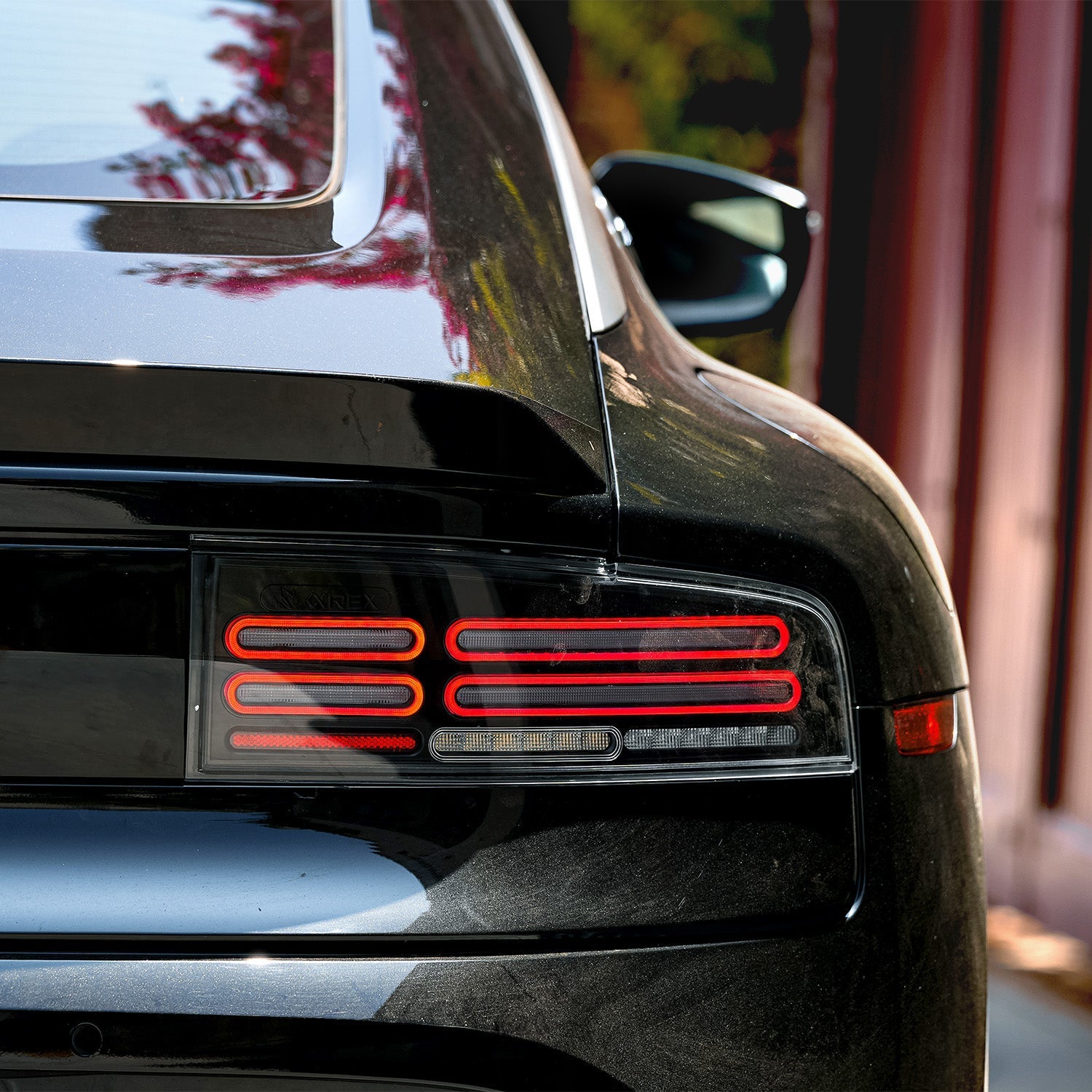 23-26 Nissan Z Quad-Loop Style NOVA-Series Prismatic LED Tail Lights Alpha-Black