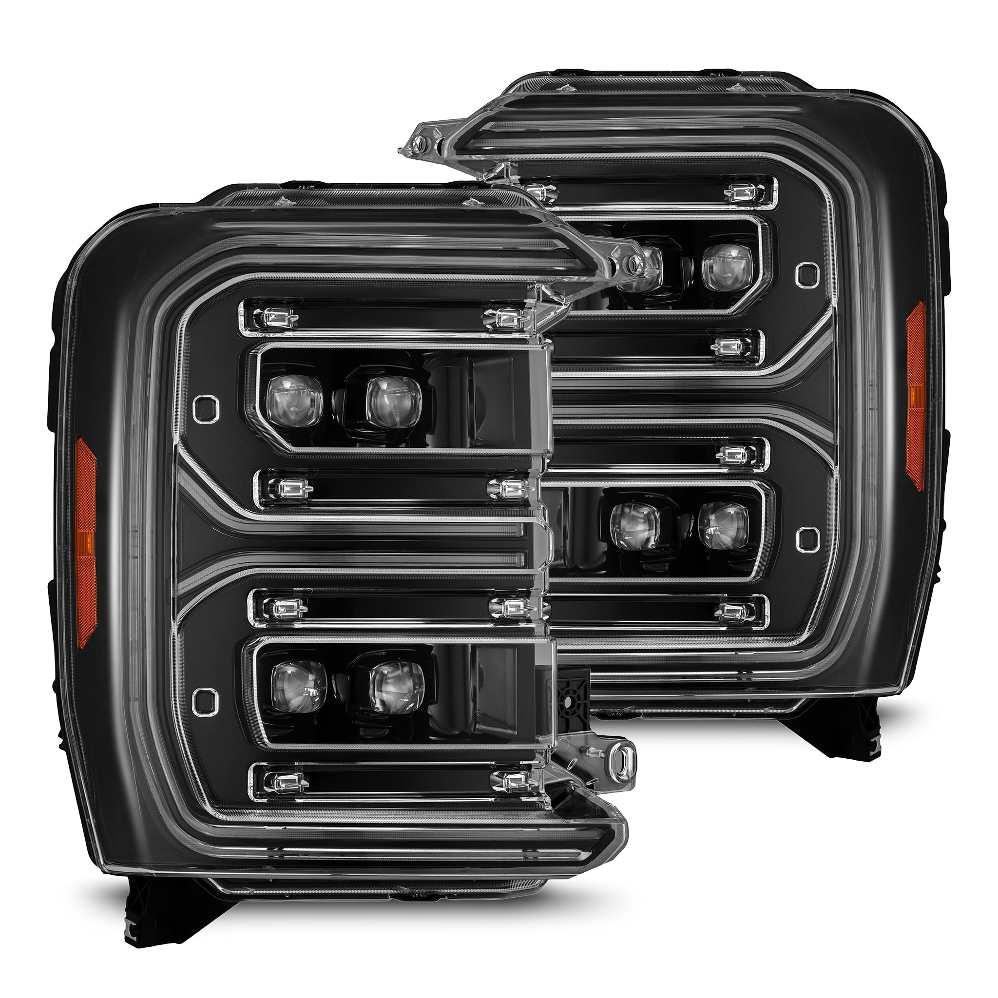 23-26 Ford Super Duty NOVA-Series LED Projector Headlights Alpha-Black