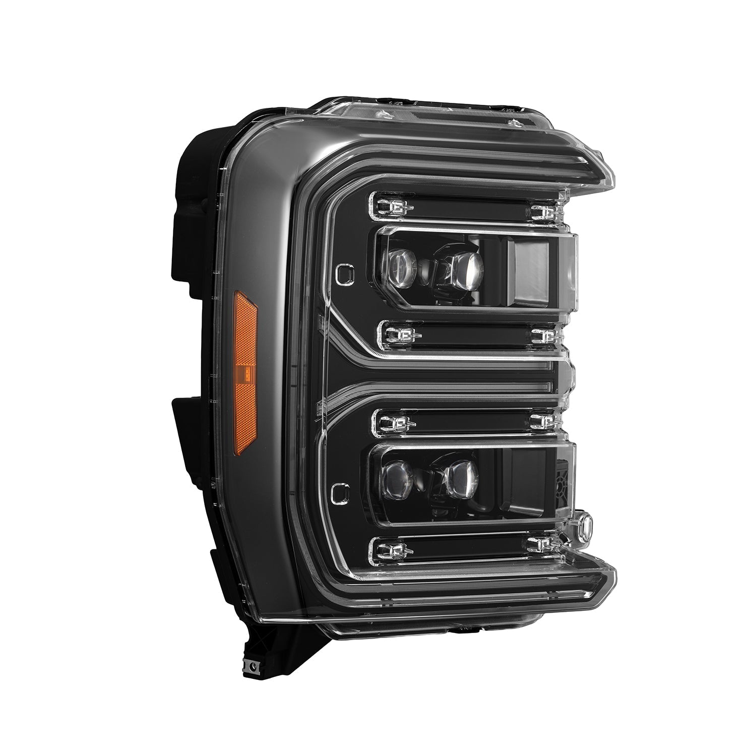 23-26 Ford Super Duty NOVA-Series LED Projector Headlights Alpha-Black