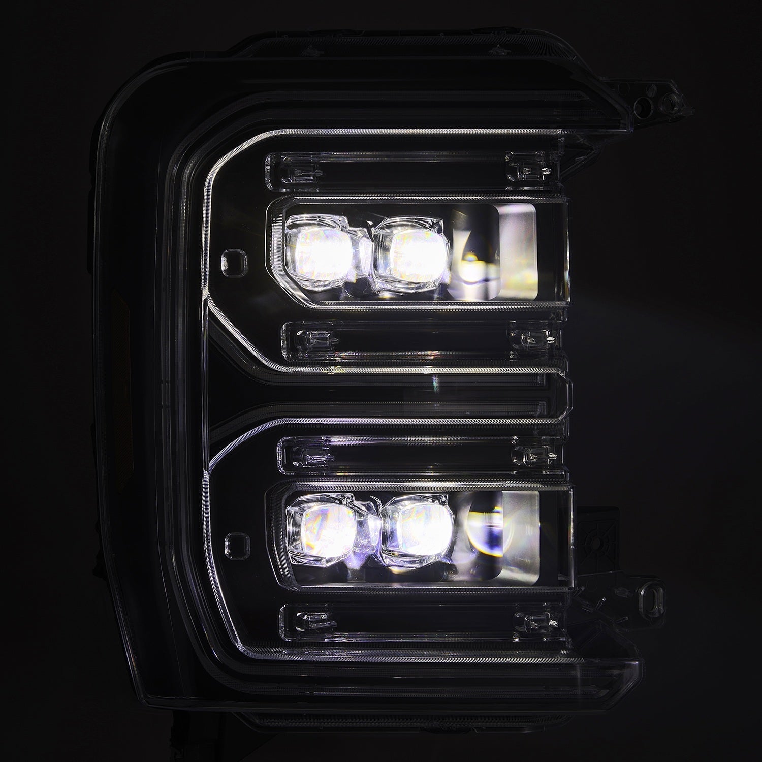 23-26 Ford Super Duty NOVA-Series LED Projector Headlights Black