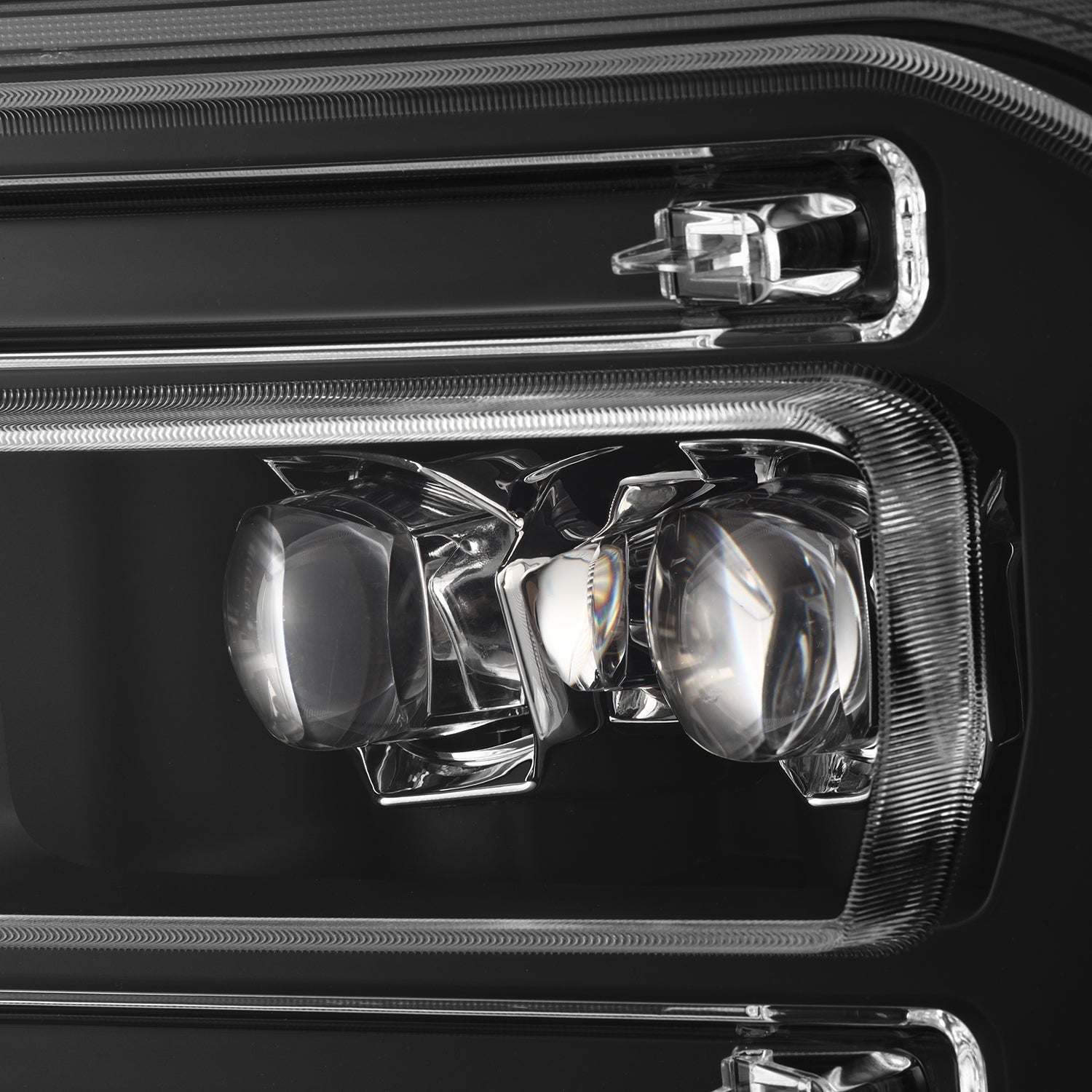 23-26 Ford Super Duty NOVA-Series LED Projector Headlights Black
