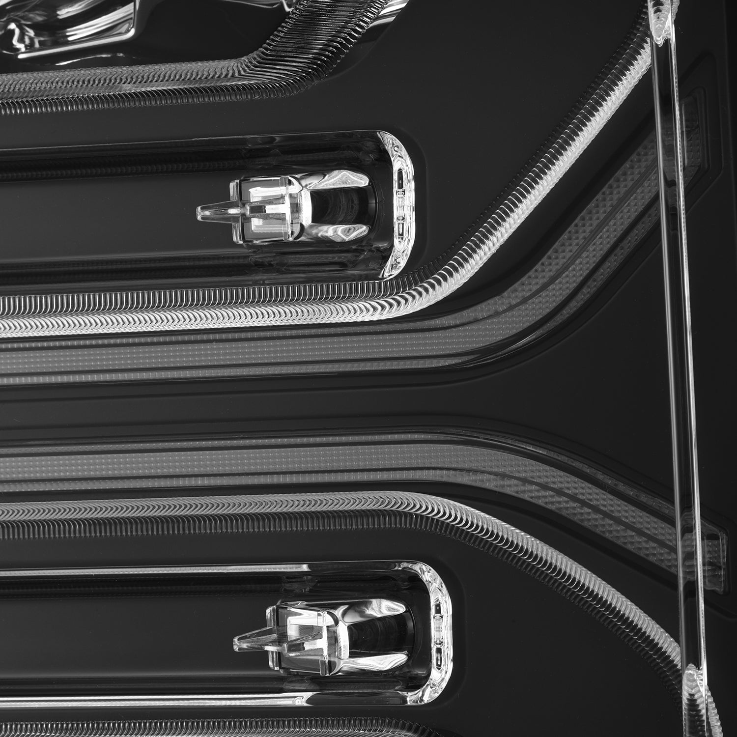 23-26 Ford Super Duty NOVA-Series LED Projector Headlights Black